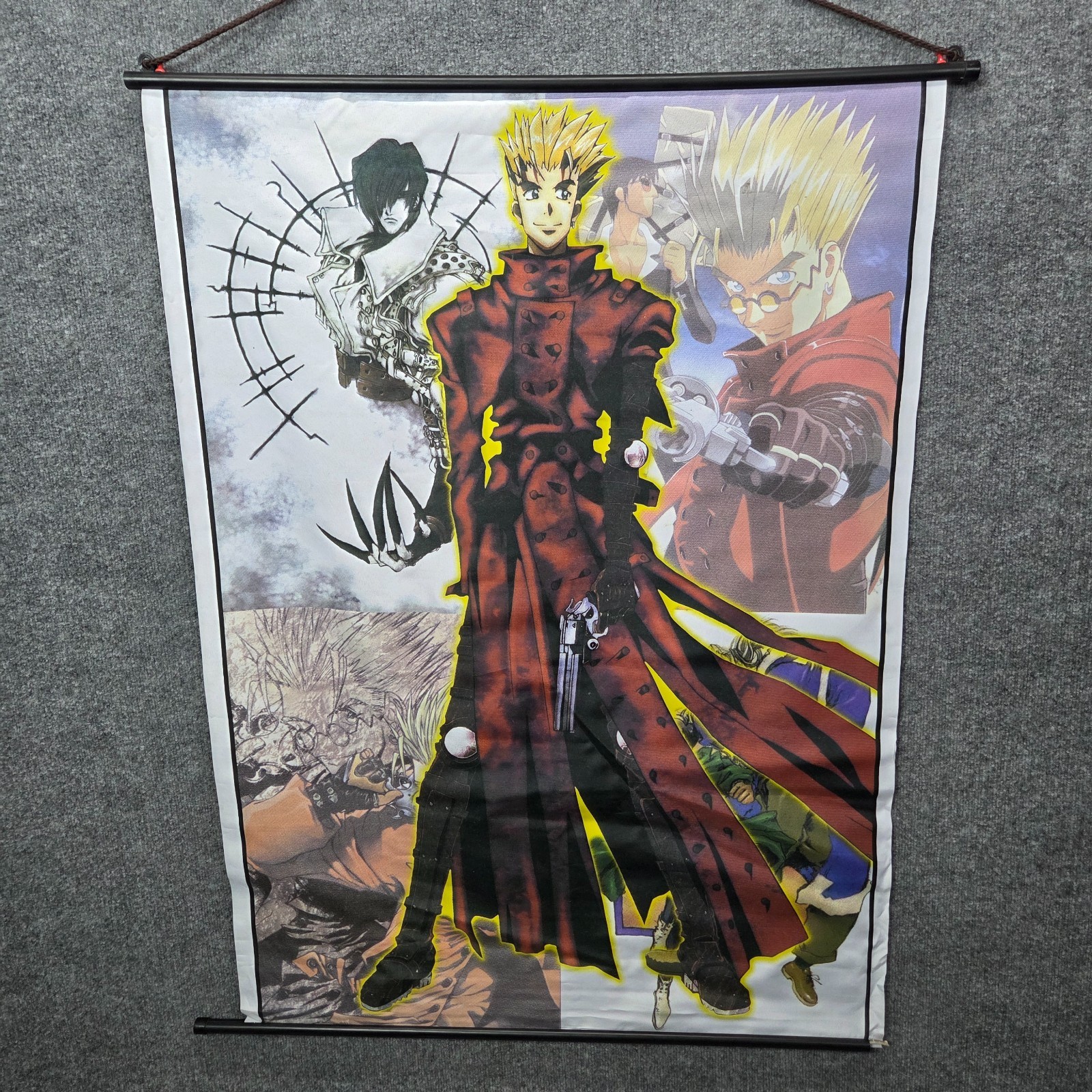 Vintage Trigun Anime Wall Scroll Poster 2000s