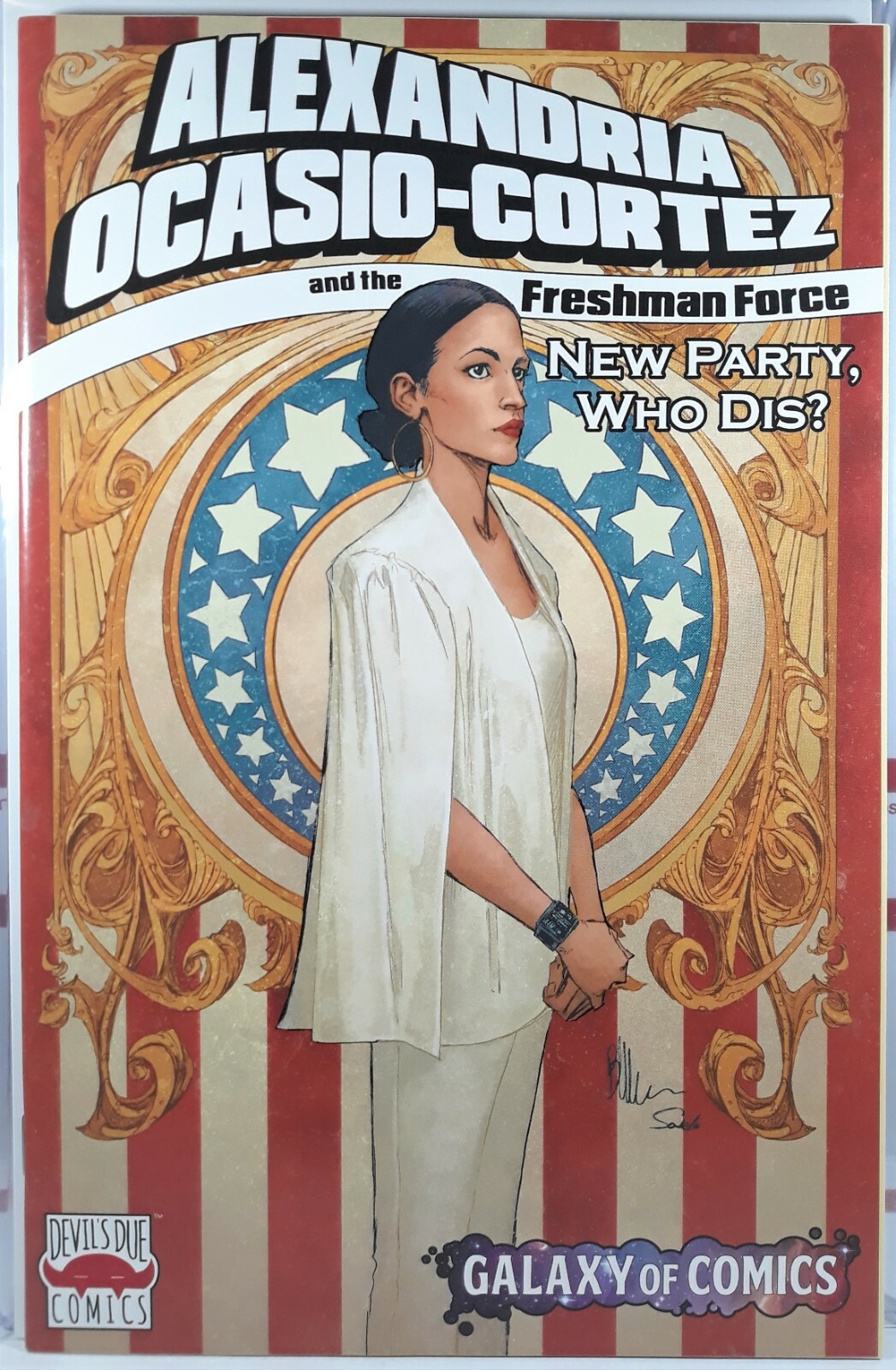 🔴🔥 ALEXANDRIA OCASIO CORTEZ #1 GALAXY OF COMICS VARIANT AOC NYC Zohran Mamdani