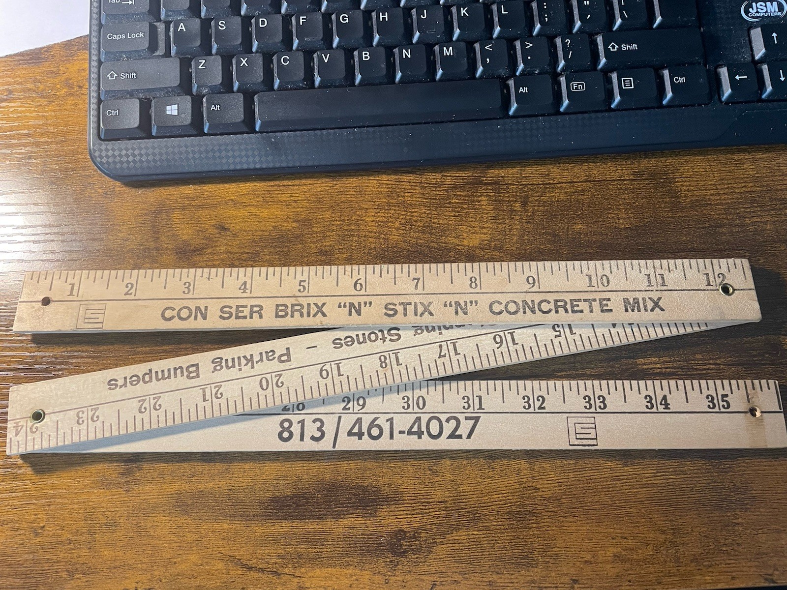 VTG 1950-70’s 3 Piece Yard Stick Great Shape