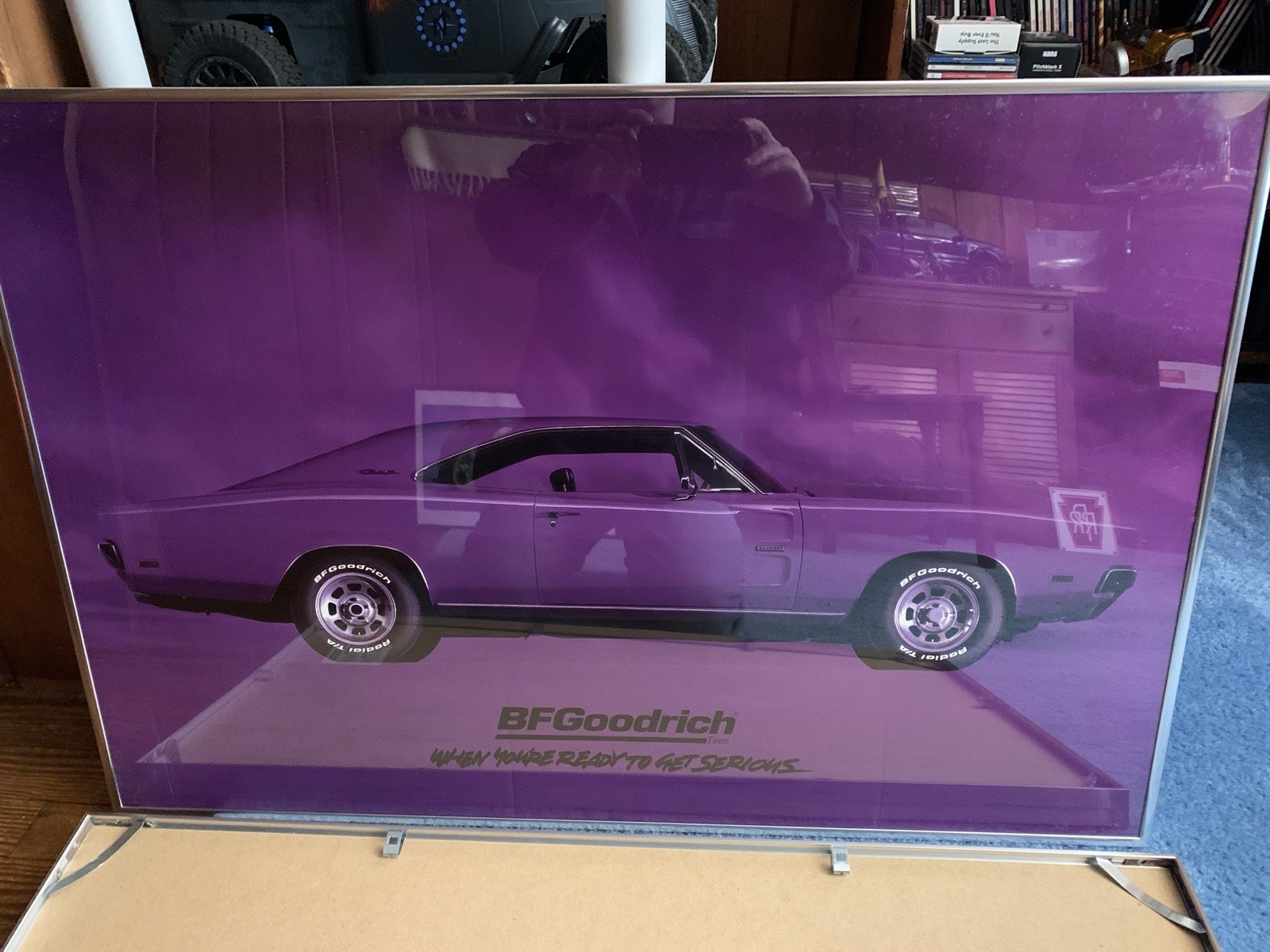 Mopar RARE ORIGINAL BF GOODRICH Advertisement. Posters In Frame Since NEW