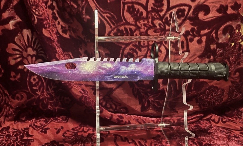 Wartech M9 Bayonet 7.75” Blade, 12.75” Overall. \