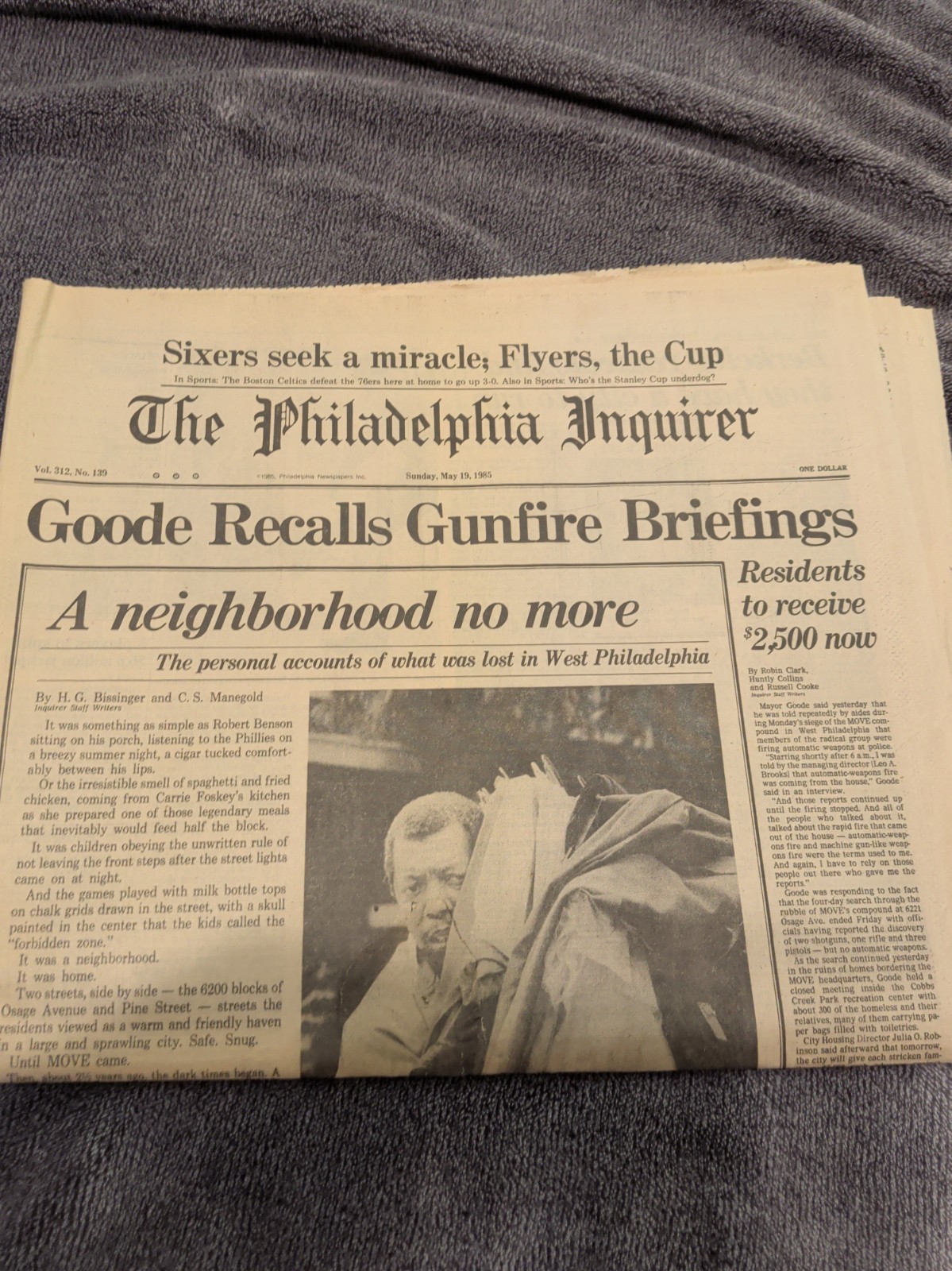 The Philadelphia Inquirer May 19th 1985 