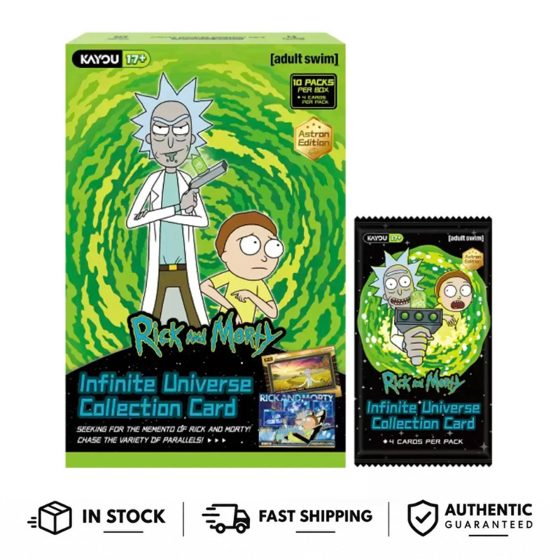 Kayou Rick and Morty Collectible Card Trading Card Booster Box Sealed 10 Packs
