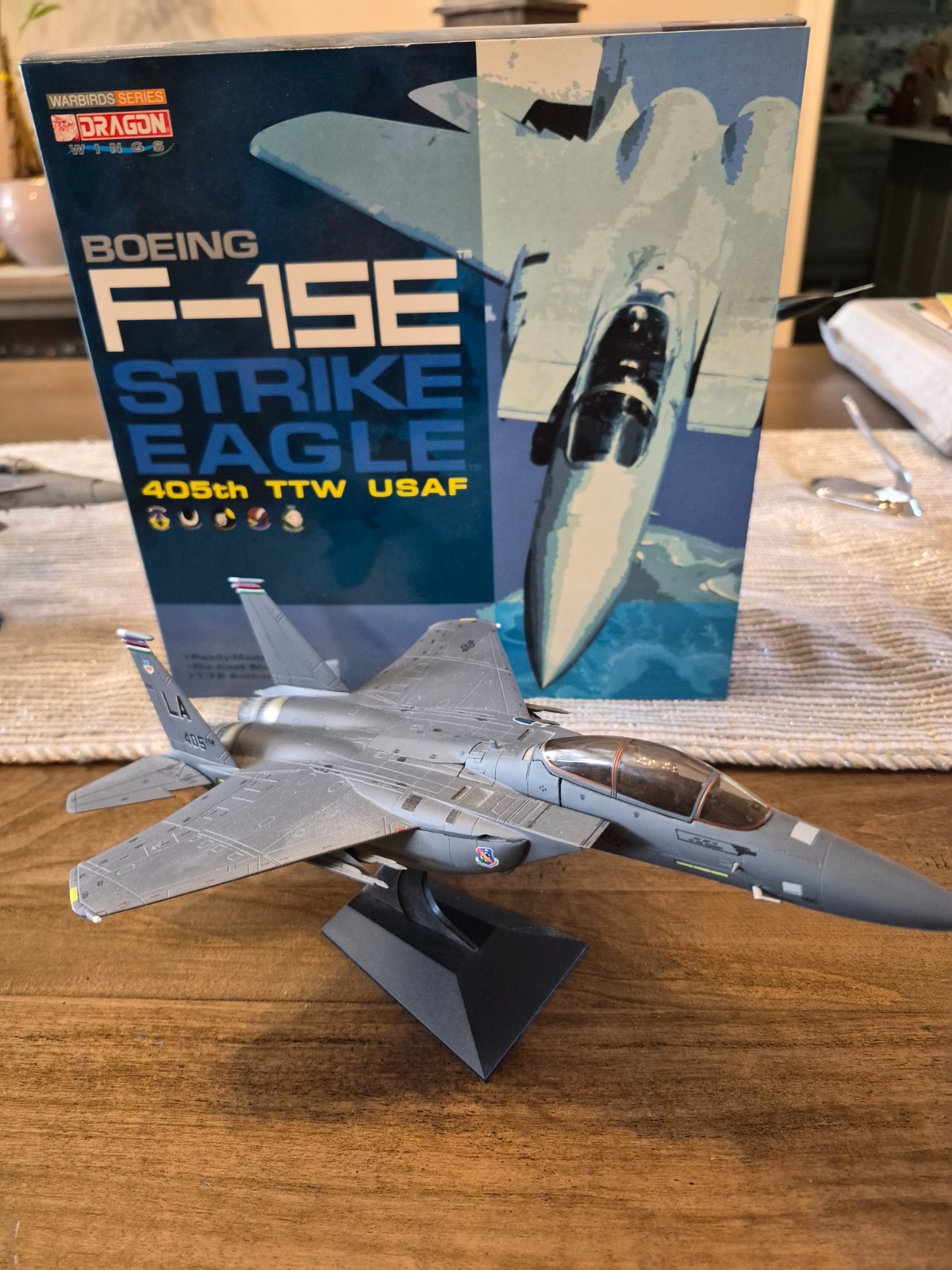 1/72 scale Boeing F-15E Strike Eagle USAF 405th TTW Dragon Diecast
