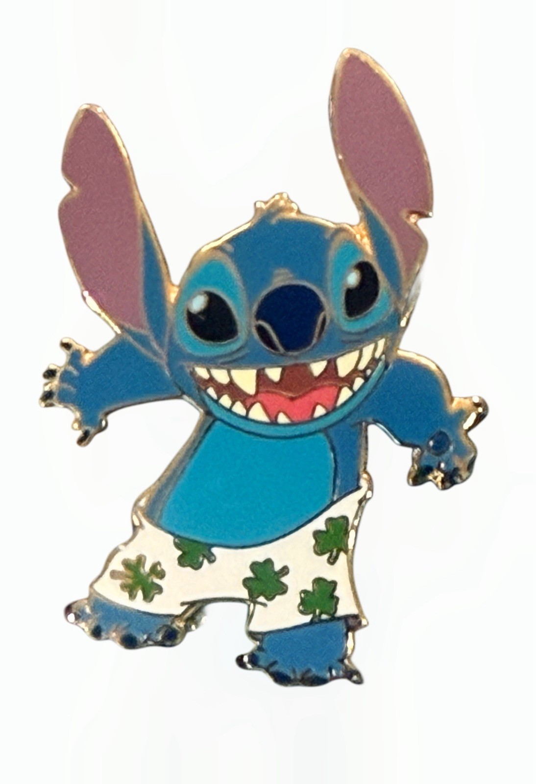 St. Patrick's Day 2006 Stitch in Shamrock Boxer Shorts Disney Pin 45288