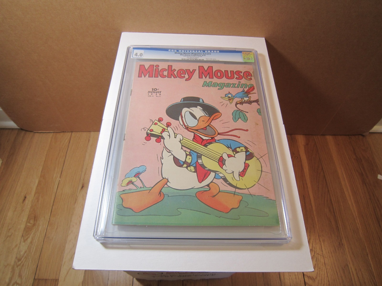 Mickey Mouse Magazine Vol 4 #11 August 1939 CGC VG (4.0) Walt Disney Jon Berk