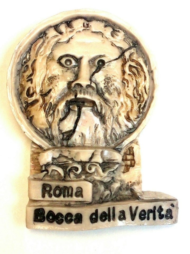Mouth of Truth 3D Souvenir Refrigerator Magnet, Made in Italy Mouth of Truth 3D Souvenir Refrigerator Magnet, Made in Italy