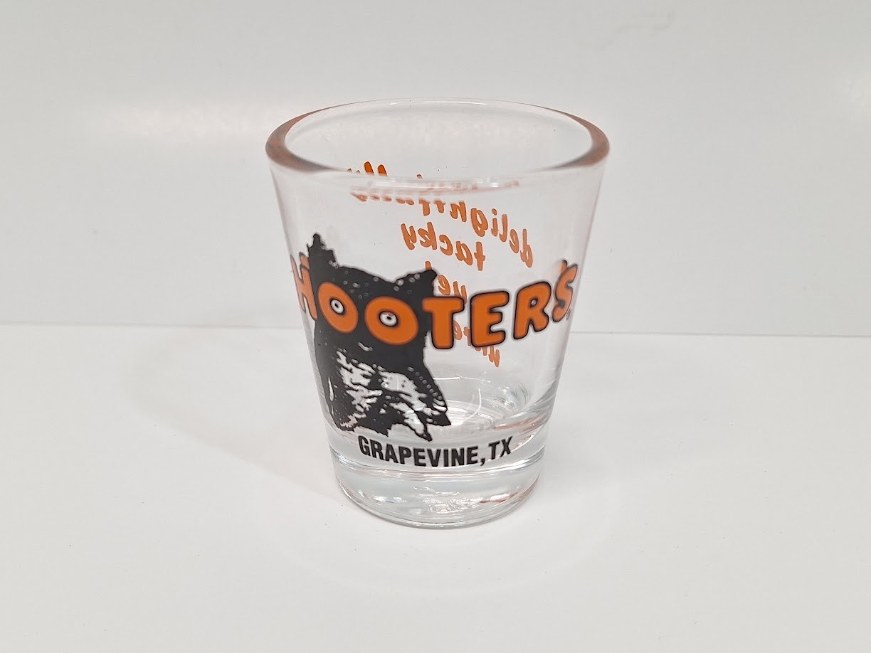 Hooters Shot Glass
