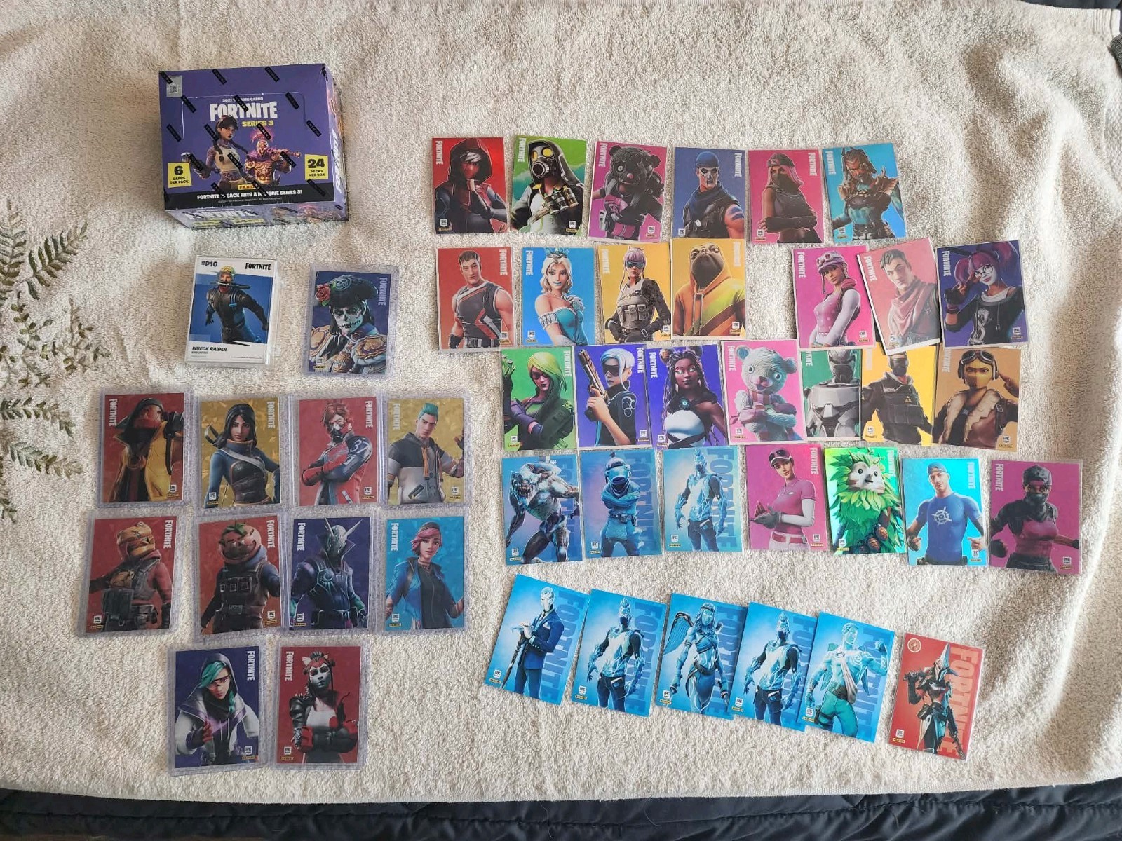 Fortnite Card Lot - See Pictures - Sealed Series 3 Box & 2 Promo Sets