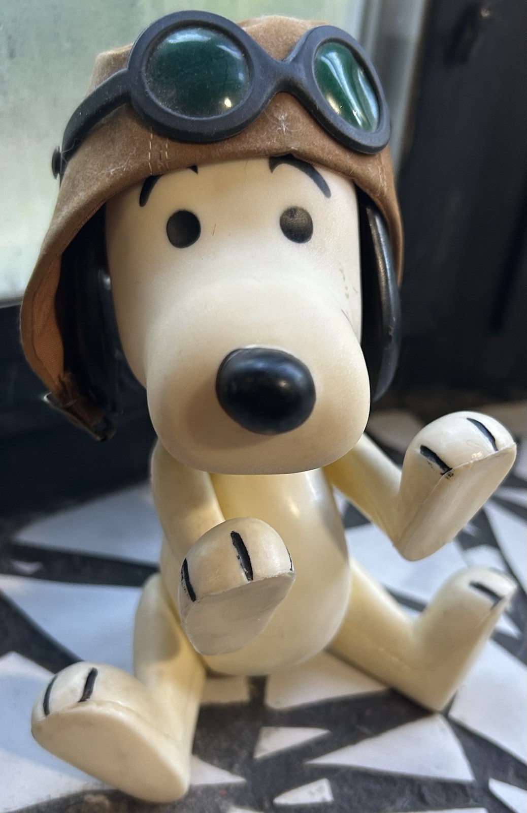 Vintage 1966 Snoopy Pilot Toy Figure