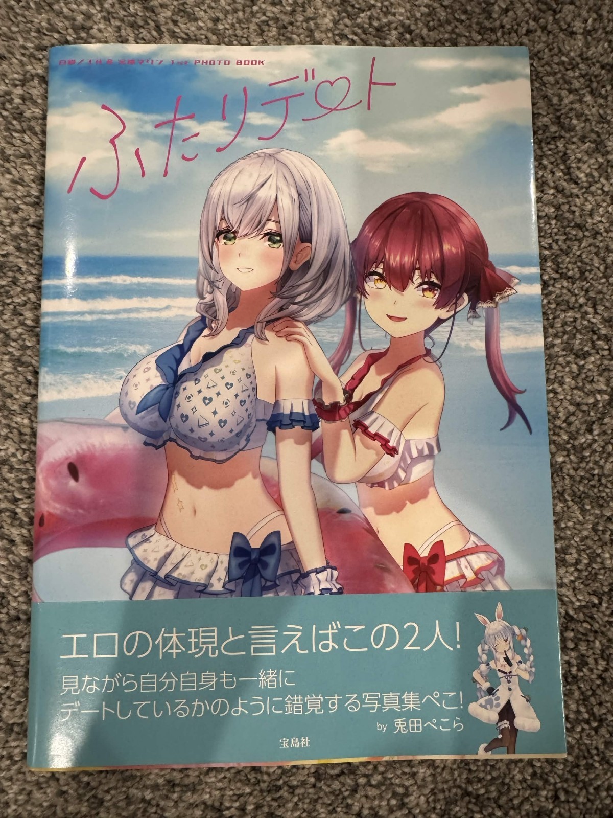 Hololive Shirogane Noel & Houshou Marine First PHOTO BOOK Futari Date Art Book