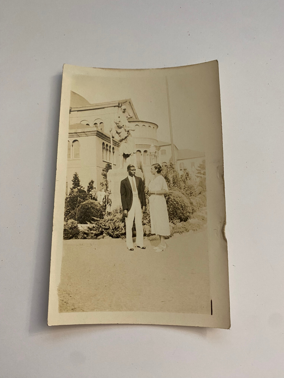 OE14) 1930s African American Couple in the Summer Washington DC Photo