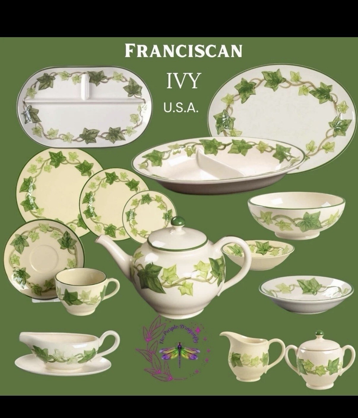 Franciscan Ivy Dishes That Are The Same Dishes That Were Used On The Show. I Lov