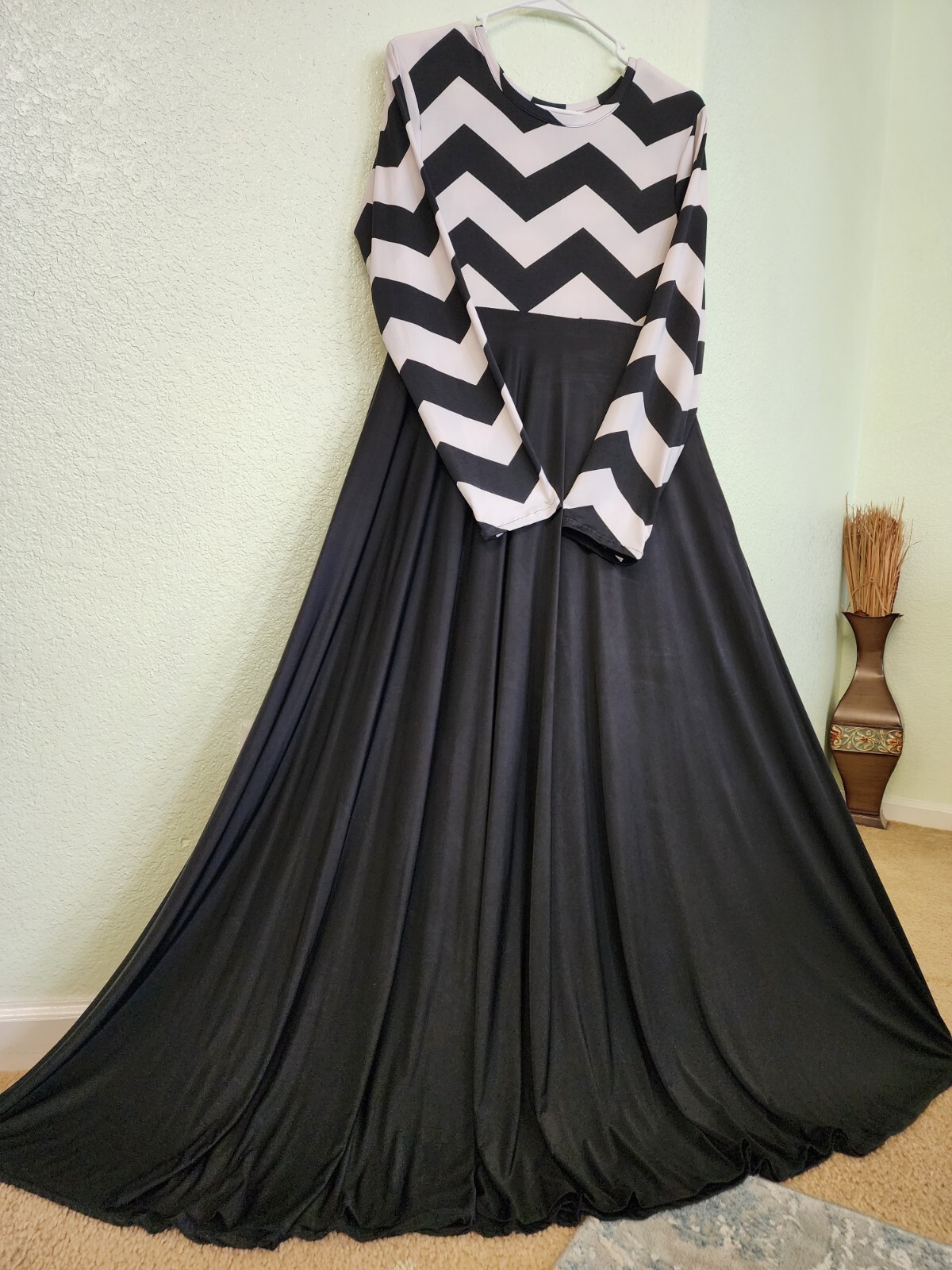 Women Muslim Maxi Dress Kaftan Islamic Ramadan Abaya Jilbab Gown Eid
