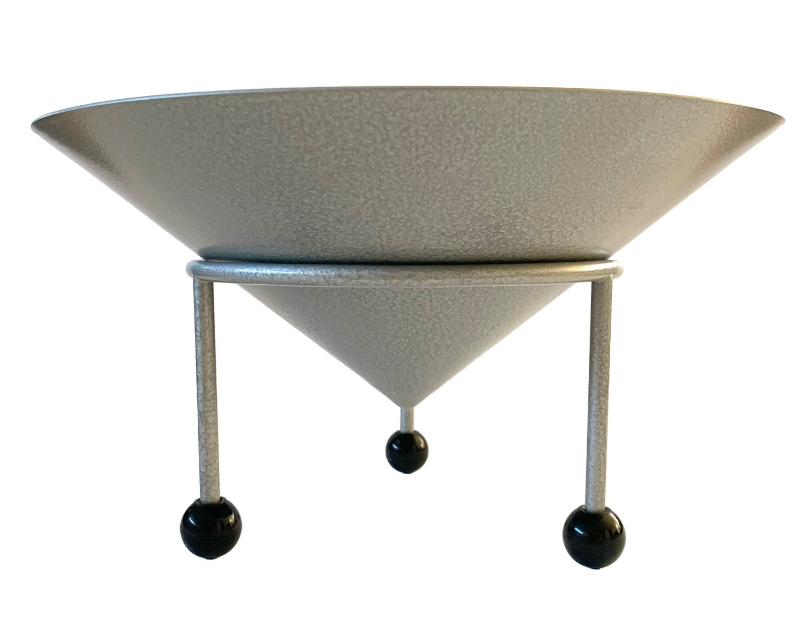 ∞ C DUC Paris Post Modern BOWL & STAND Memphis Sottsass Michael Graves Era 80s