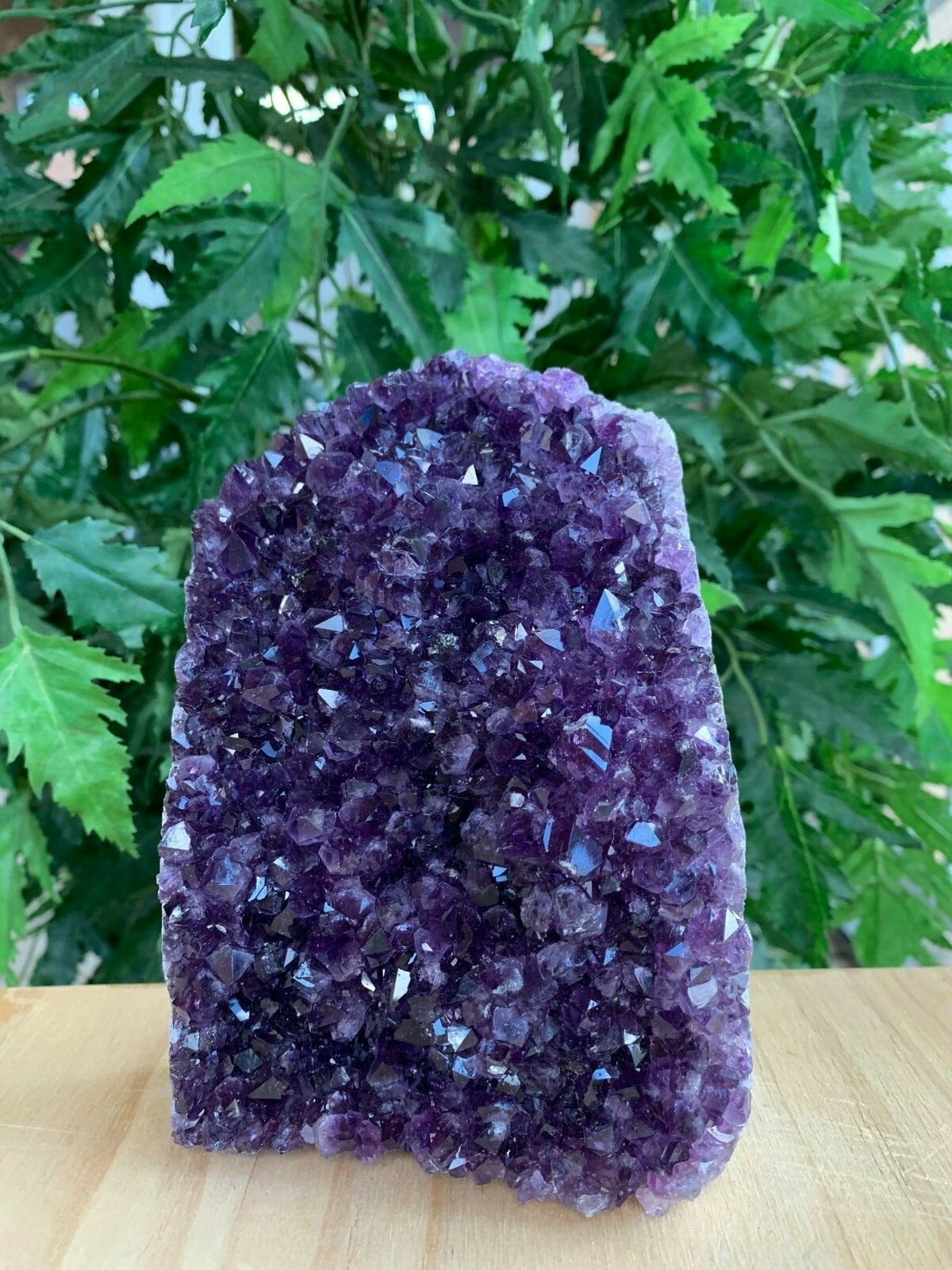 Extra Large Uruguayan Deep Purple Amethyst Cluster, Amethyst Geode, Raw Amethyst