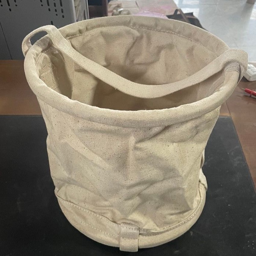 China Surplus Portable Carriable Chinese Army Canvas Outdoor Water Bucket