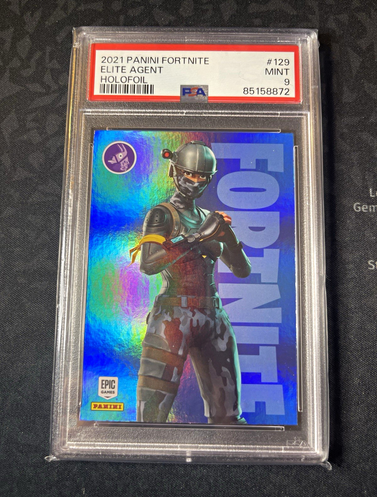 Panini 2021 Panini Fortnite Elite Agent #129 Holofoil PSA 9