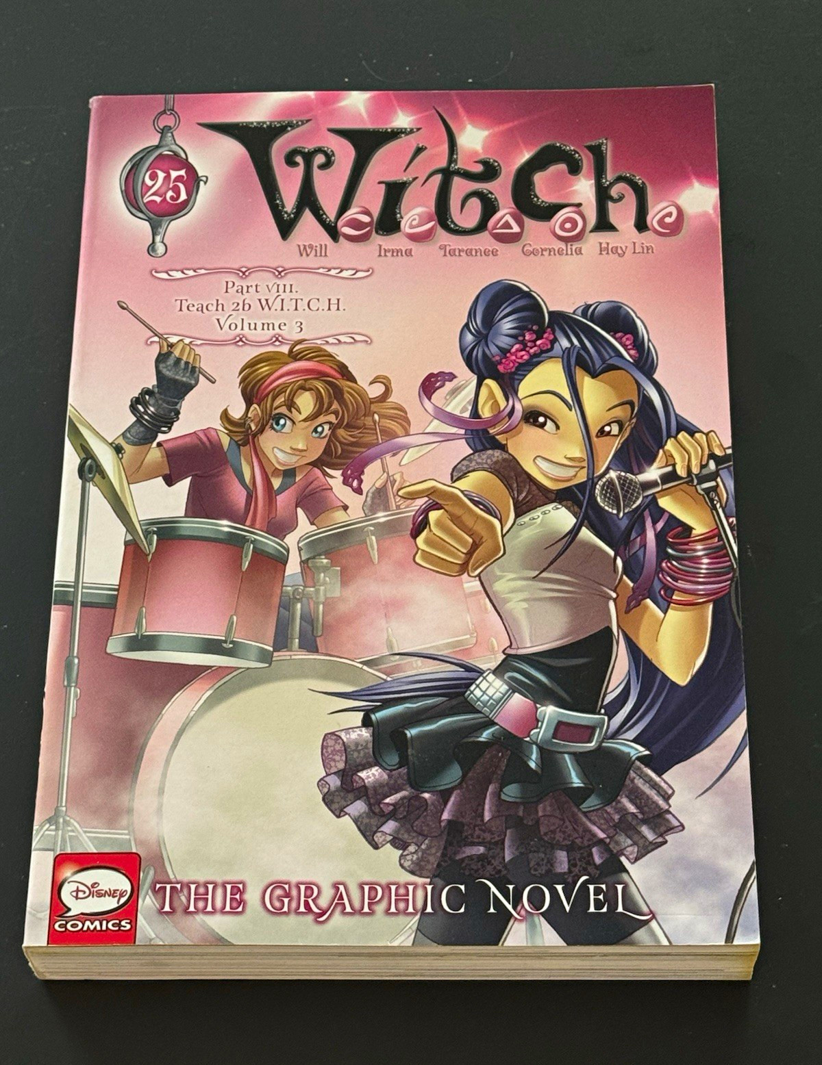W.I.T.C.H. 25 Graphic Novel Part VIII Volume 3 Teach 2b Rare OOP Disney Comics