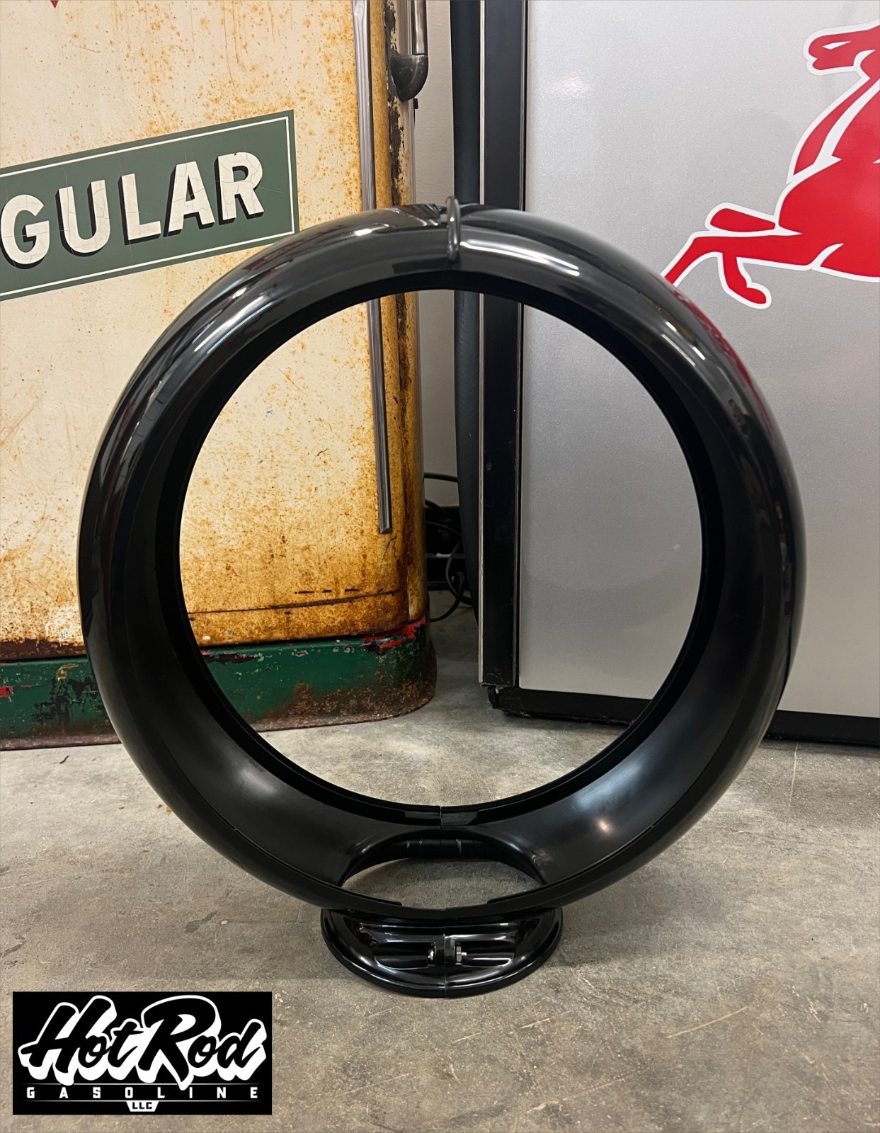 GULF 1960's Logo Gas Pump Globe