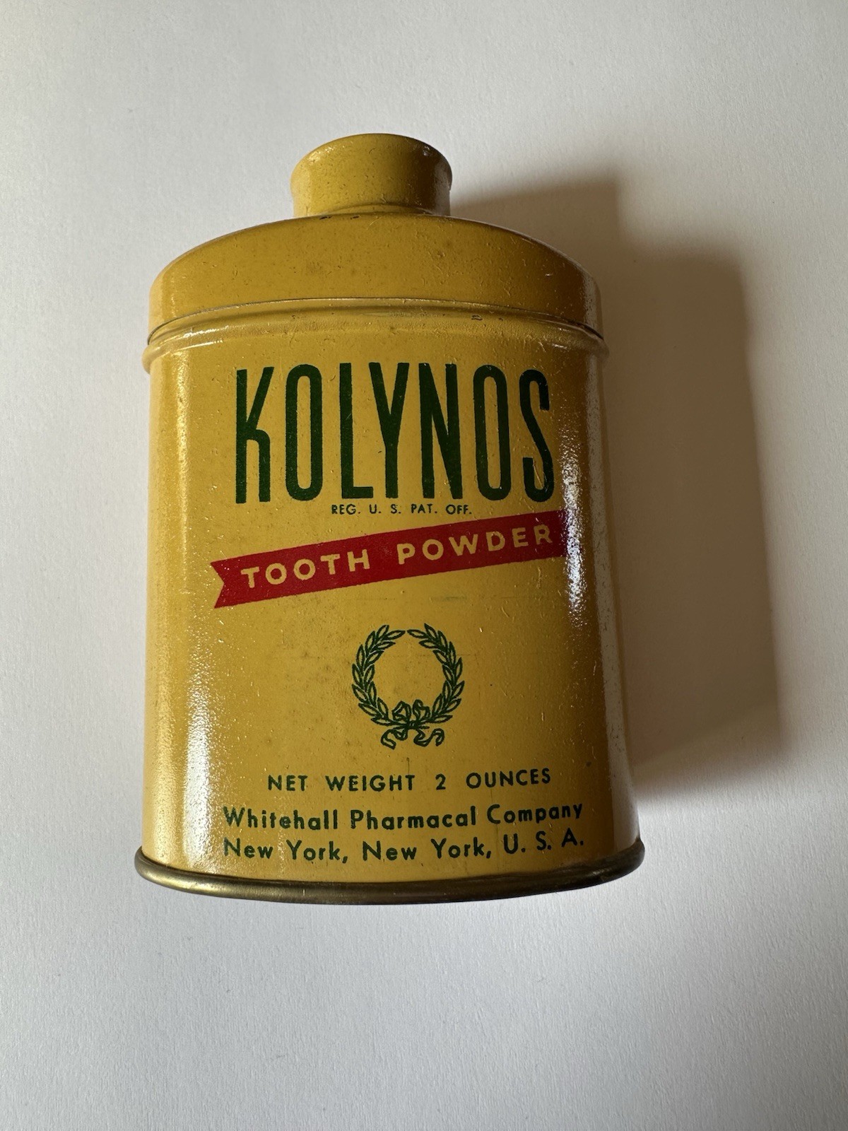 Vintage Kolynos Tooth Powder 1940’s New Old Stock