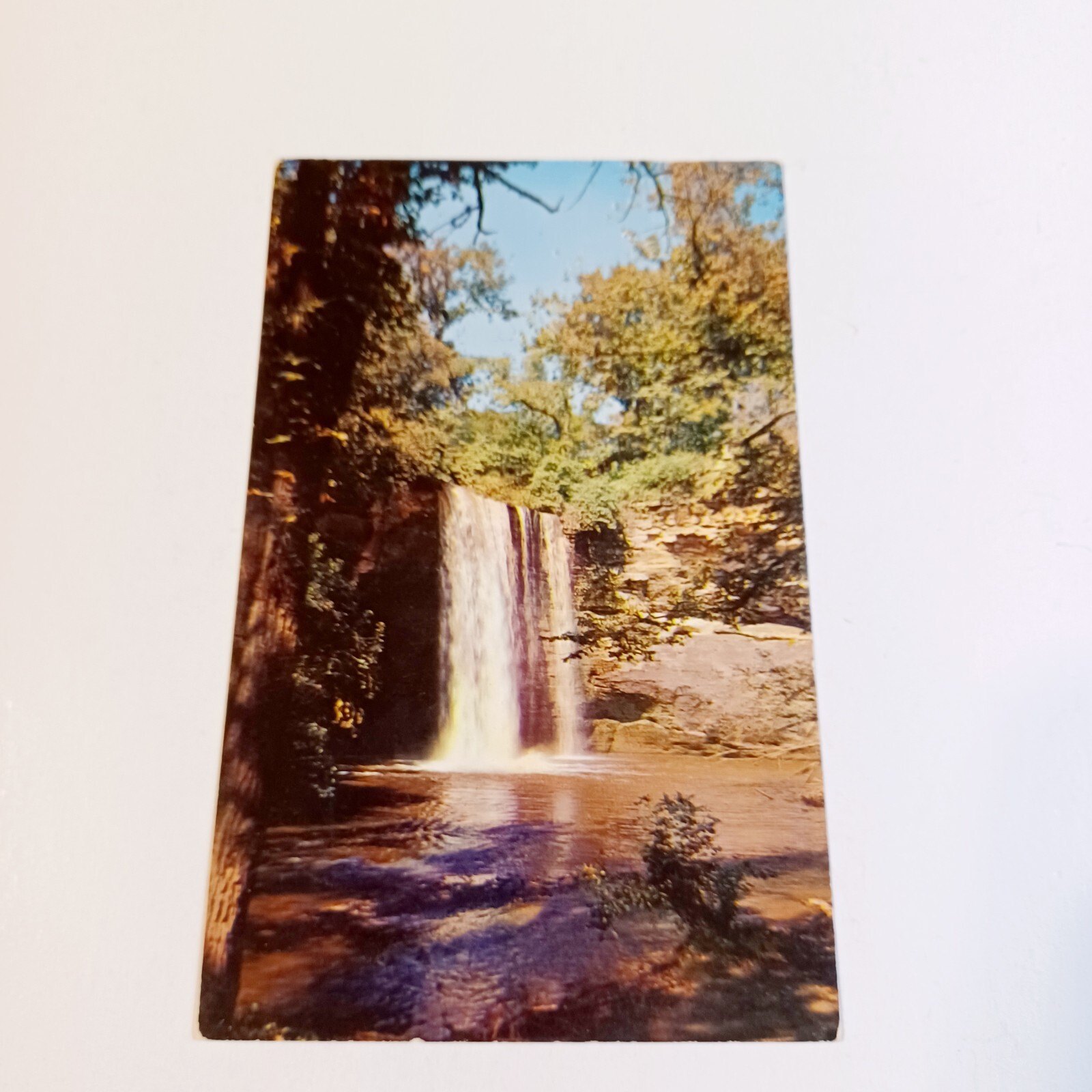 Postcard: Minneopa Falls-Minneopa State Park-Mankato Minnesota Waterfall 