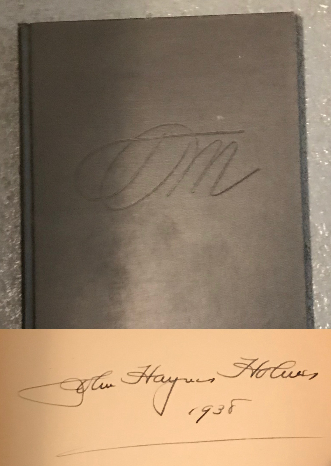 DR. JOHN HAYNES HOLMES - Signed copy of The Coming Victory of Democracy