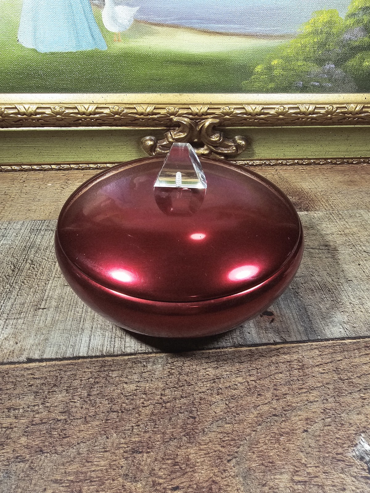 VTG Norben Ware Aluminum, Lucite Handle Candy Dish VTG Norben Ware Aluminum, Lucite Handle Candy Dish