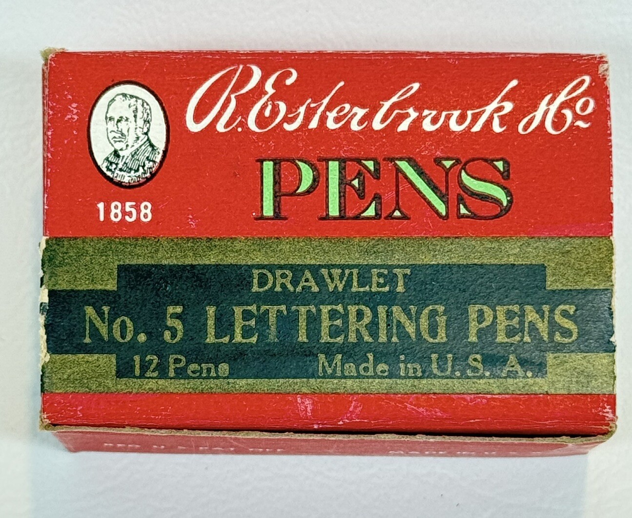 R Esterbrook Co No 5 Lettering Pens Nibs Box of 12 New Complete Opened Box R Esterbrook Co No 5 Lettering Pens Nibs Box of 12 New Complete Opened Box