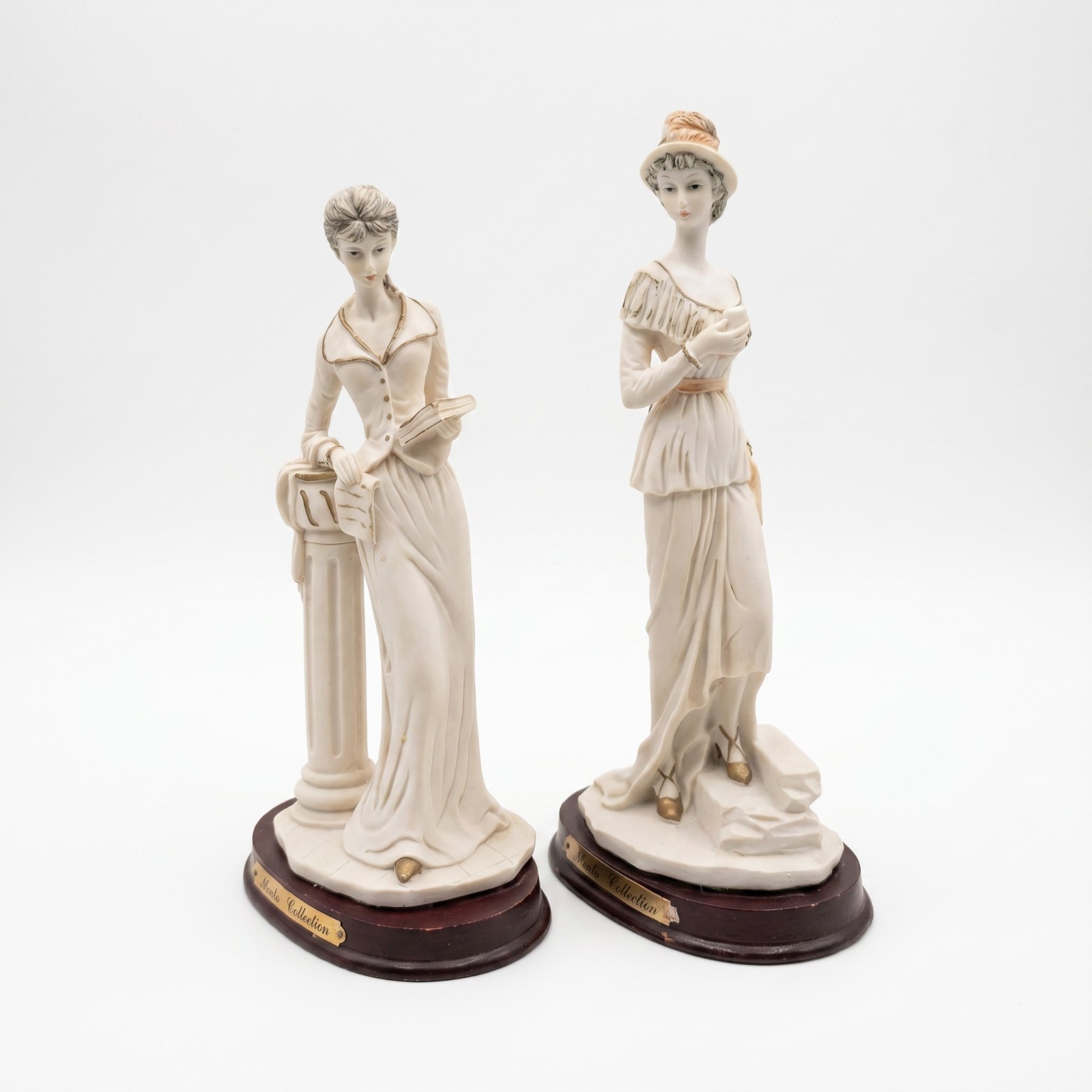 Vintage Artmark Marlo Collection Ladies Figurines Regency Victorian Pair
