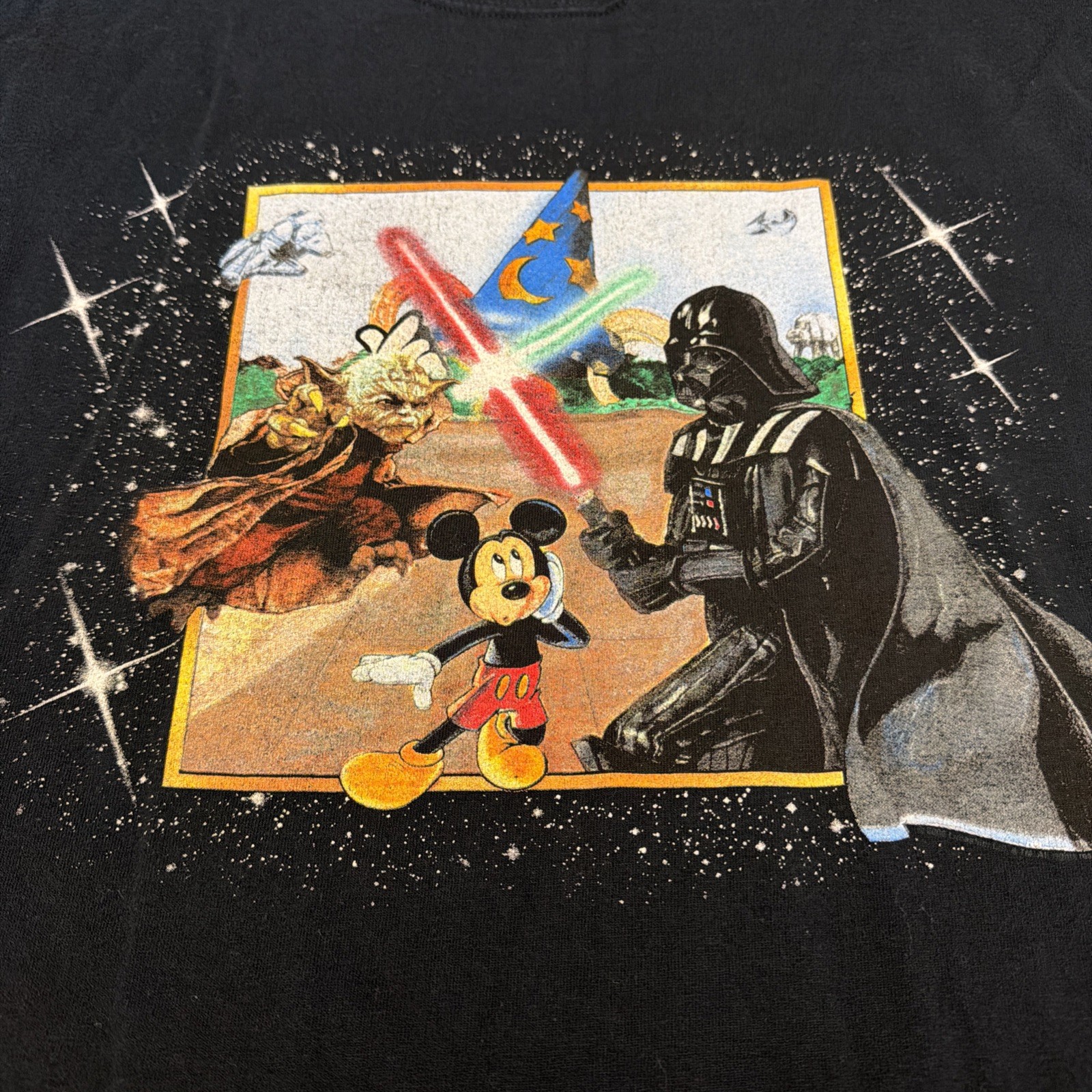 Star Wars Weekends 2006 Walt Disney World Black T Shirt XL Mickey Yoda Vader Star Wars Weekends 2006 Walt Disney World Black T Shirt XL Mickey Yoda Vader