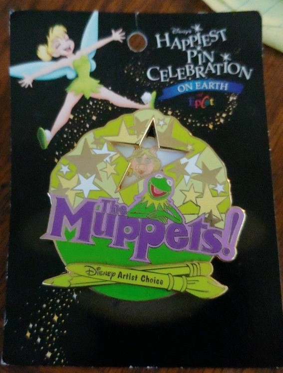 RARE Muppets Pin LE 750 WDW Kermit Chef Rizzo Piggy Gonzo Beaker Animal Artist