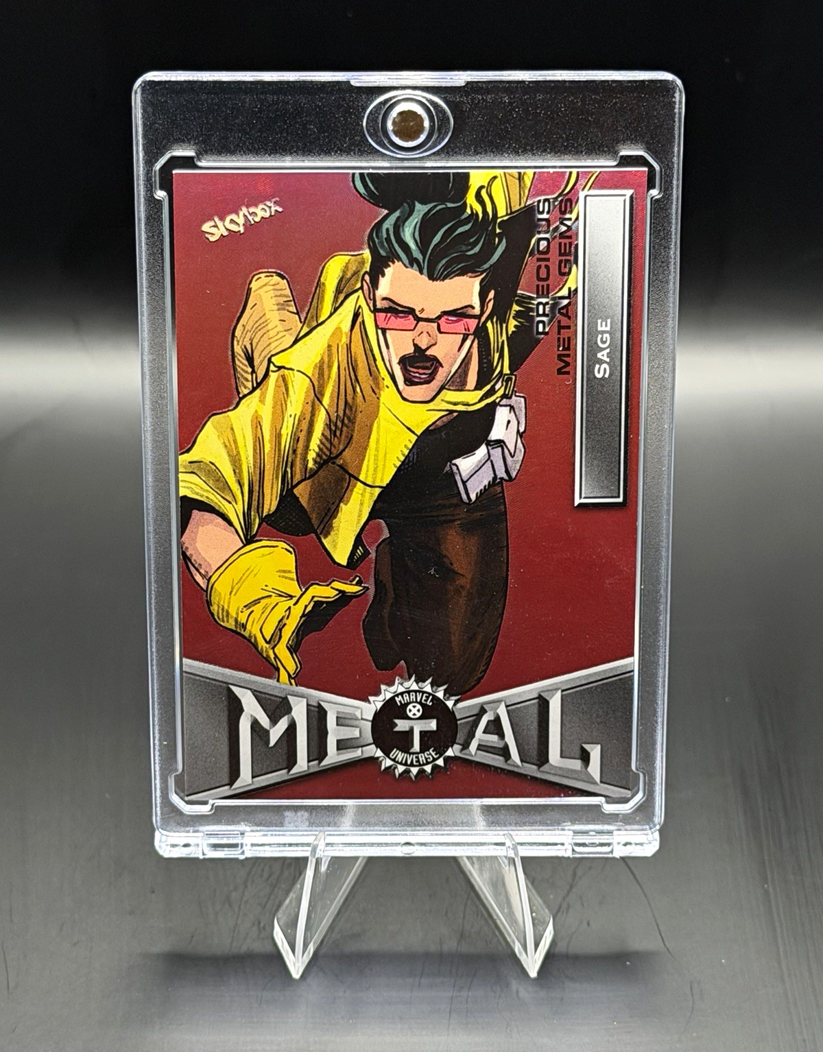 2020 SkyBox Marvel Metal Universe Sage #57 Red Precious Metal Gems /100 🔥📈