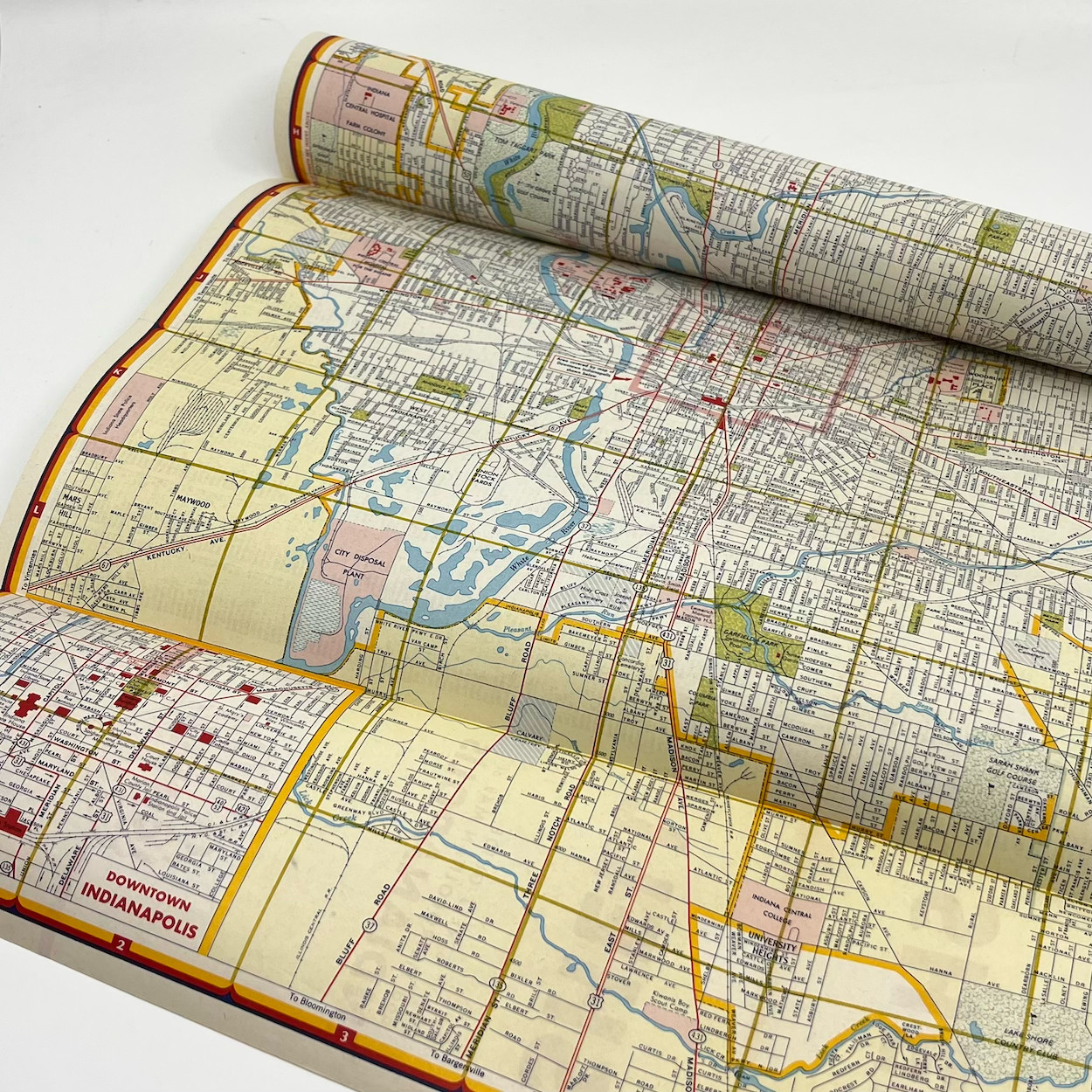 Vintage Map Wrapping Paper Roll 18x120 Real 1930s–60s Maps Gift Wrap Vintage Map Wrapping Paper Roll 18x120 Real 1930s–60s Maps Gift Wrap