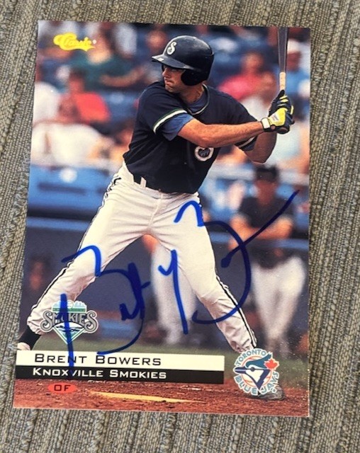 1994 Brent Bowers Bowman signed autographed Classic Minor League Card #84