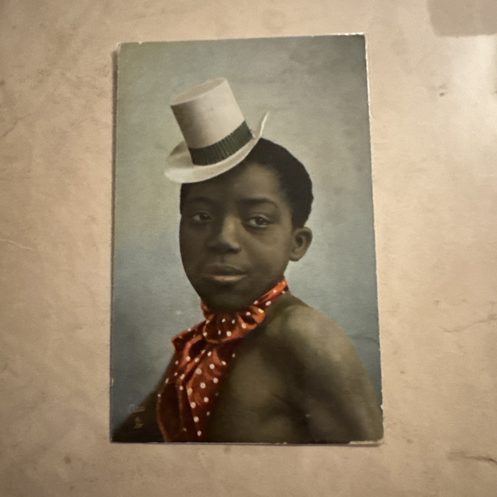 RARE Tuck & Sons cute African American Boy Oilette Series 6950 Glossy Postcard RARE Tuck & Sons cute African American Boy Oilette Series 6950 Glossy Postcard
