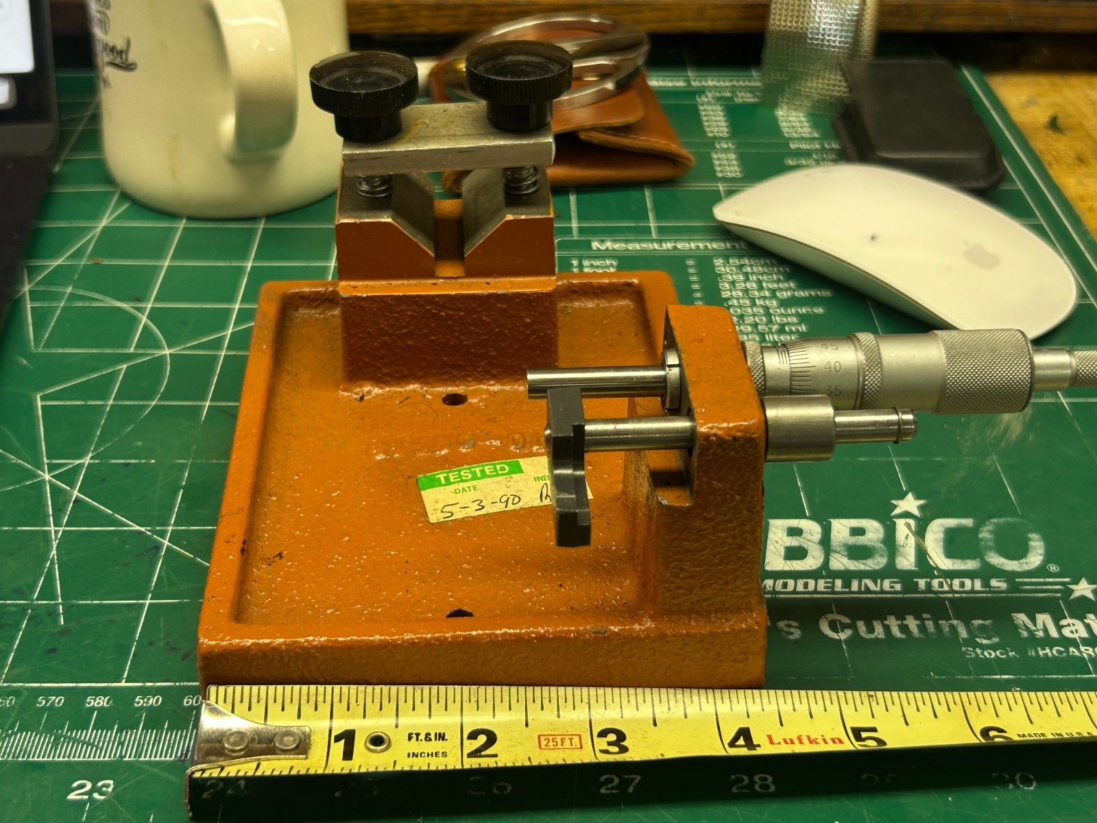 MACHINIST HmShf  LATHE MILL Machinist Precision V Block Micrometer Gage Fixture