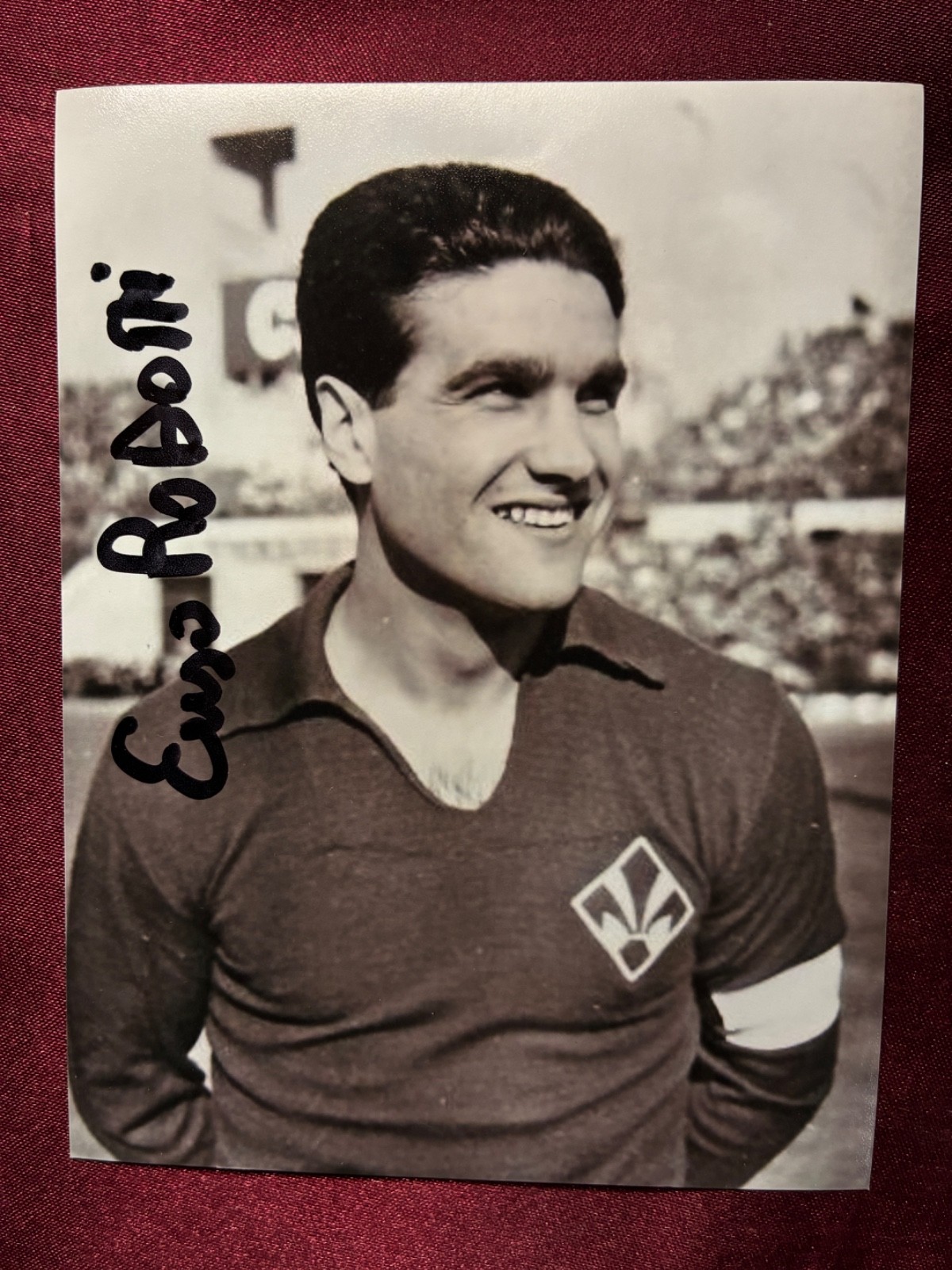 ENZO ROBOTI-AC Fiorentina Autograph 1950s/60s-Italy-CdM 1962-Hand Signed