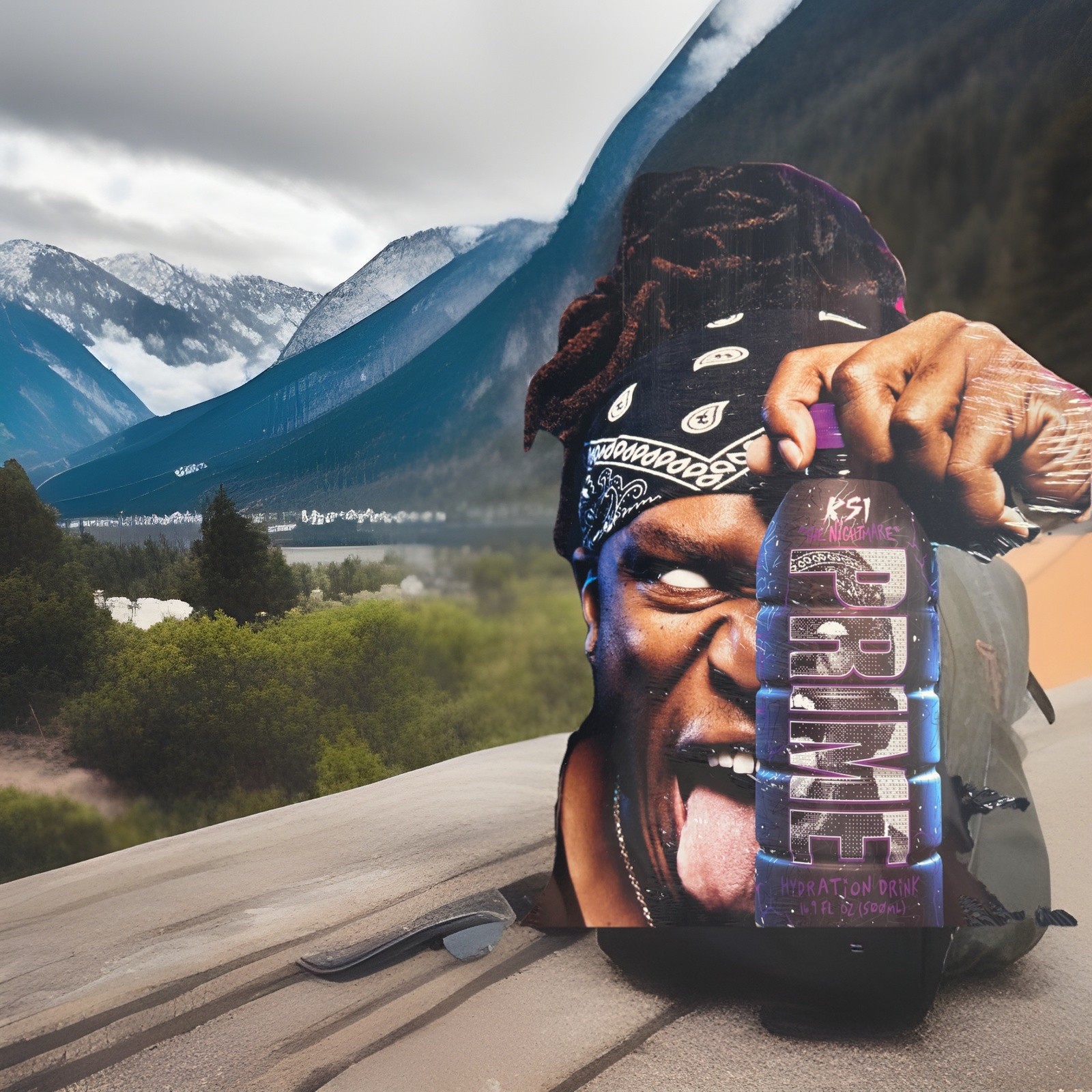 NEW KSI NIGHTMARE-PRIME HYDRATION DRINK POSTERS RARE- 10 Count Cardstock