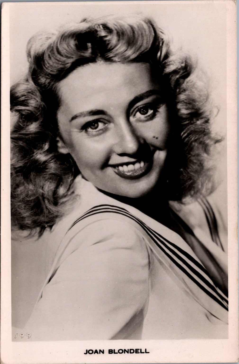 Joan Blondell RPPC Real Photo Postcard Valentine\'s Hollywood Star 079