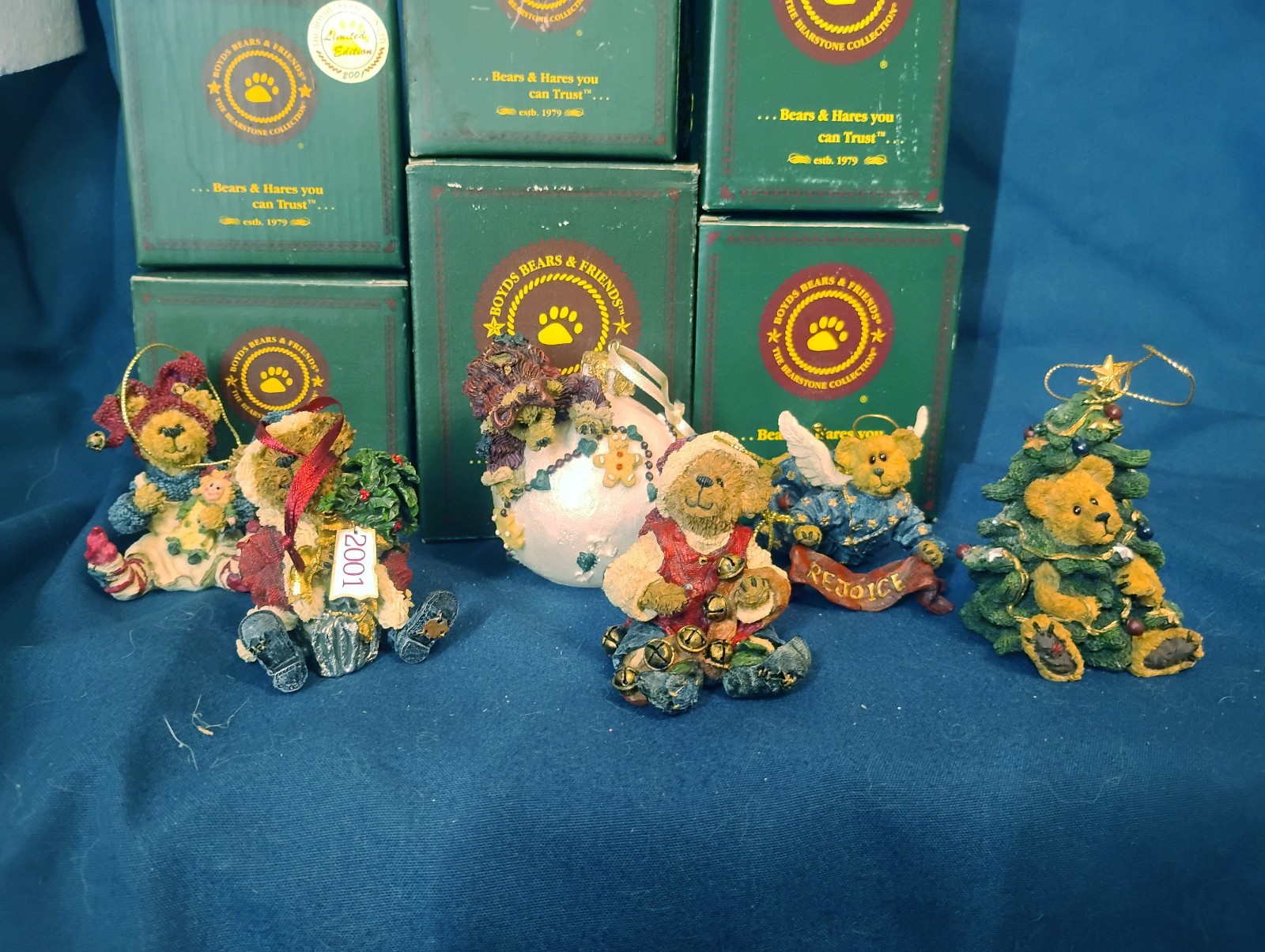 Lot of 6 - Boyds Bears & Friends Orements ** See Pictures ** W/ Boxes
