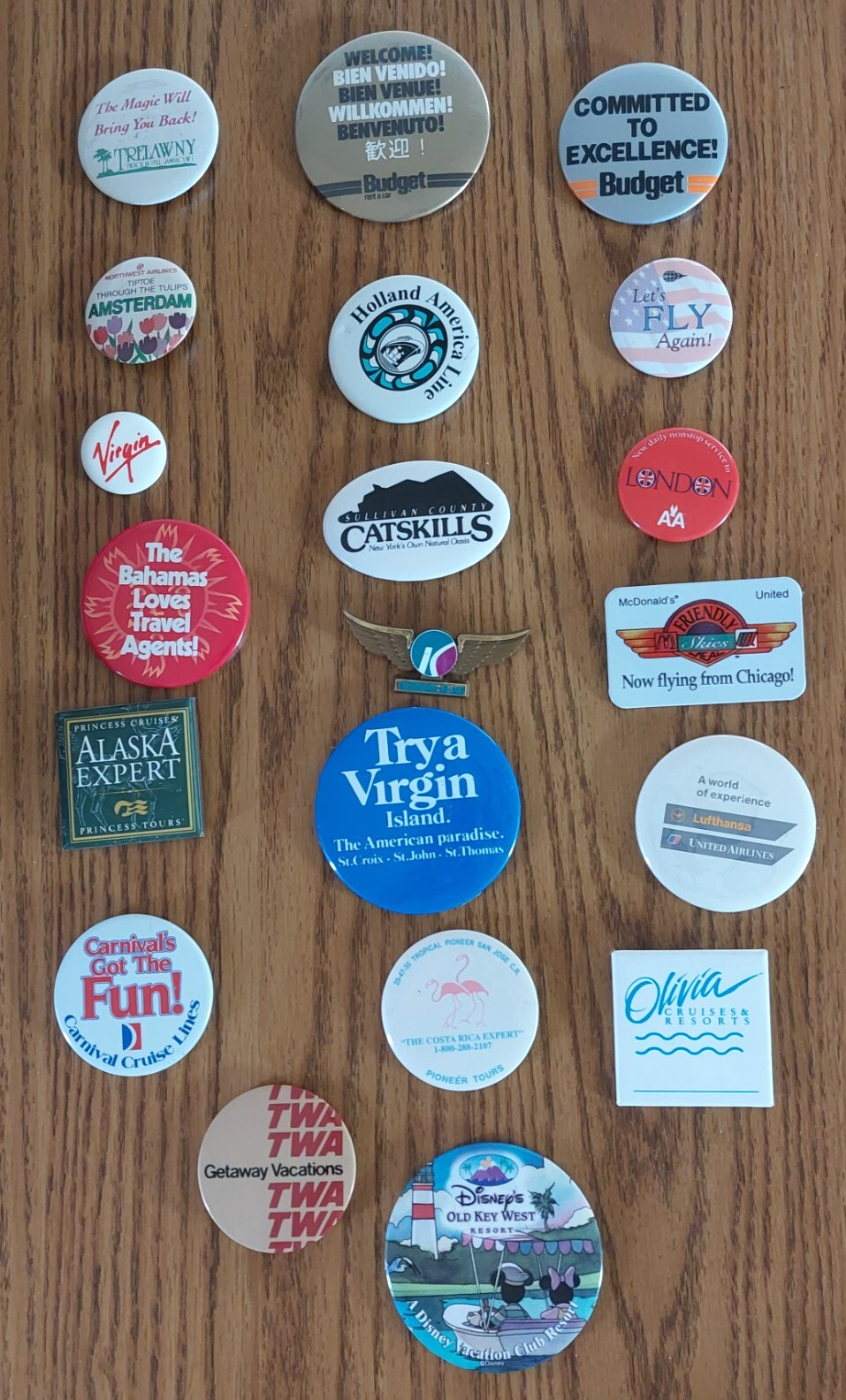 LOT OF 20 KEWL TRAVEL/DESTINATION VINTAGE PINS LOT OF 20 KEWL TRAVEL/DESTINATION VINTAGE PINS