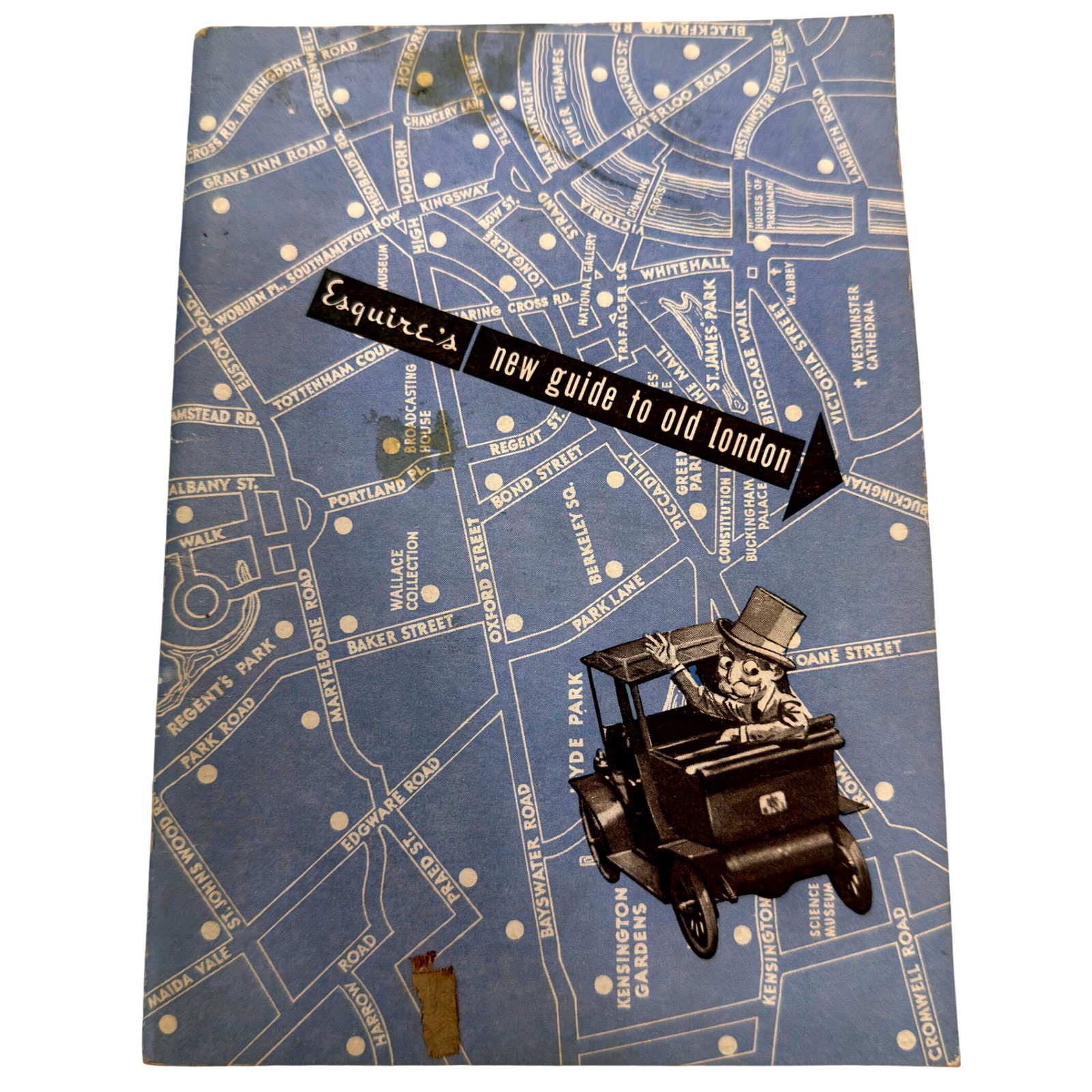 Vintage 1937 Esquires New Guide to Old London Travel Booklet Alan Gregory Art