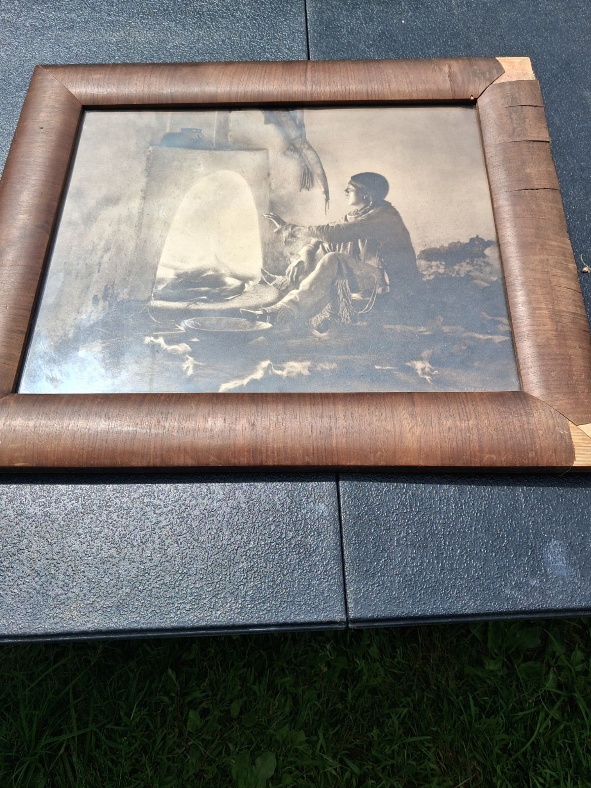 1908 Photogravure, HOME FROM THE HUNT KARL MOON Fred Harvey,