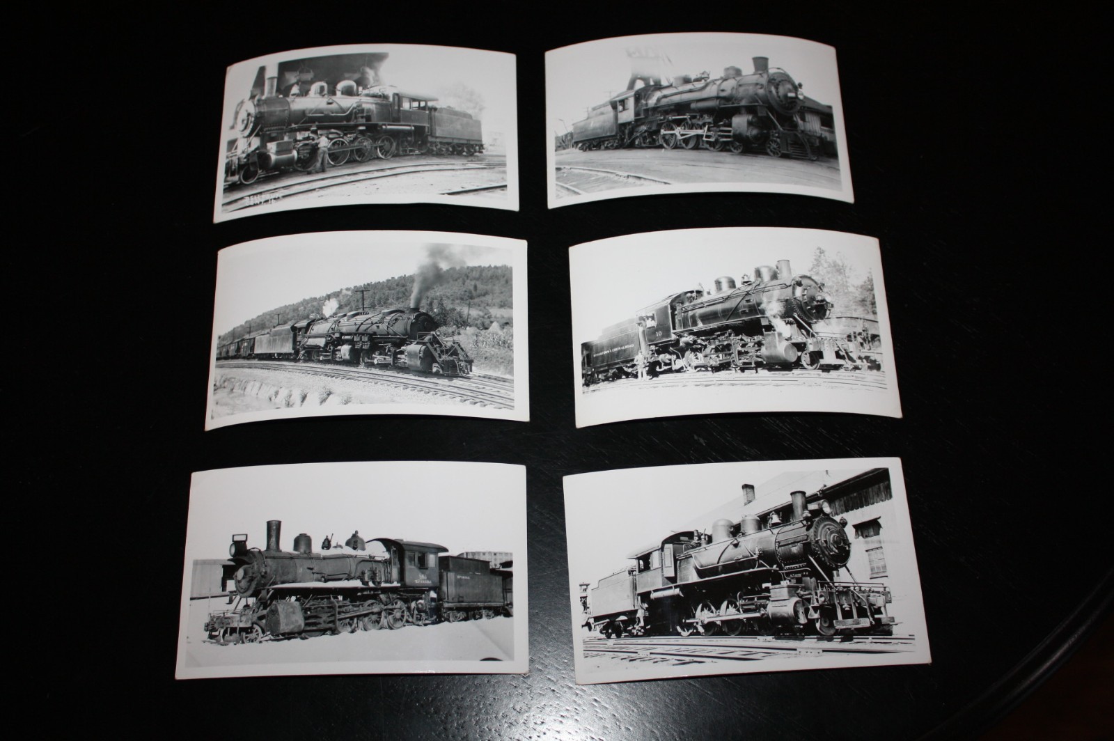 Norfolk & Western Bellefonte Central Morristown Steam Locomotives Vintage Photos