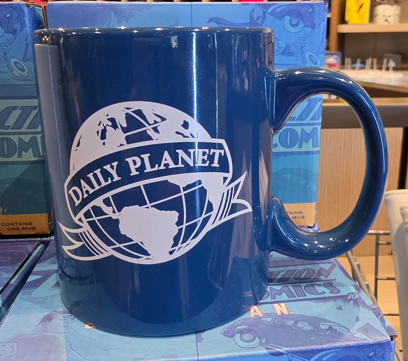 Superman Daily Planet Clark Kent 16 oz Mug Warner Bros Studio Tour Exclusive New Superman Daily Planet Clark Kent 16 oz Mug Warner Bros Studio Tour Exclusive New
