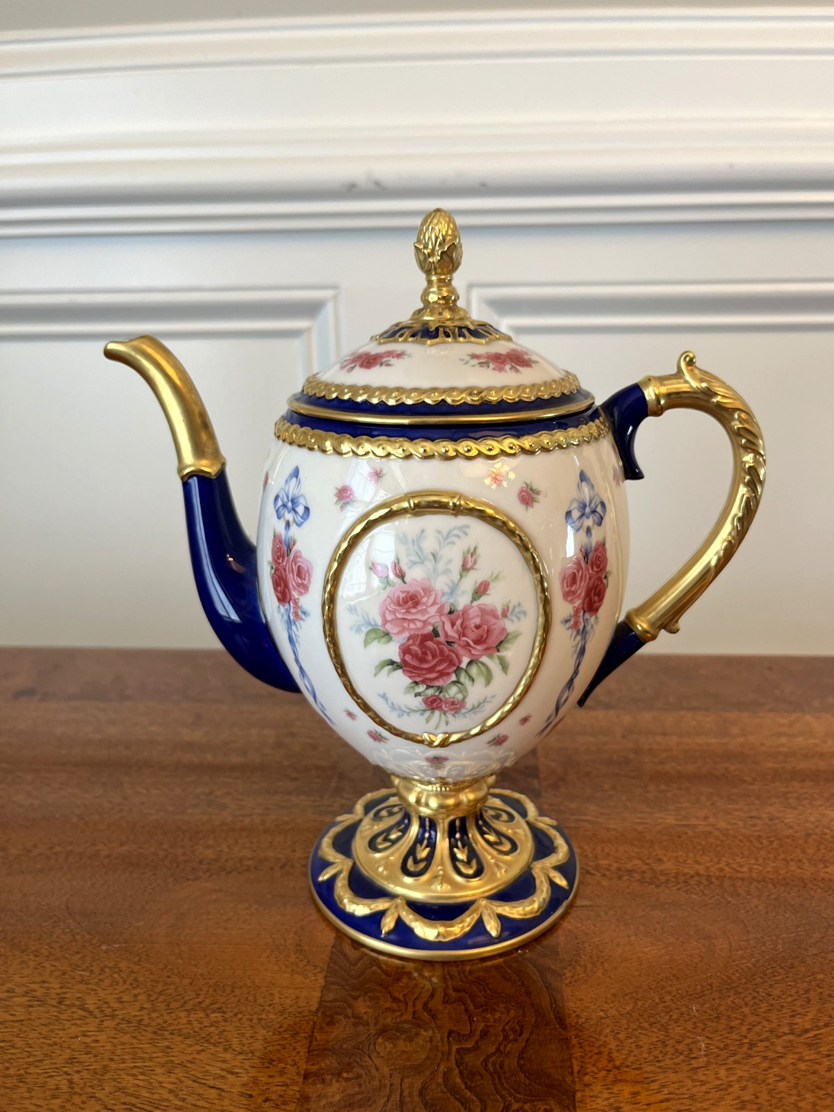 Franklin Mint ~ House of Faberge ~Imperial Egg ~ 24kt Gilding Franklin Mint ~ House of Faberge ~Imperial Egg ~ 24kt Gilding