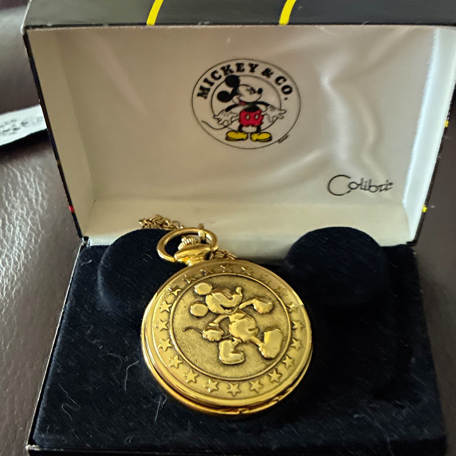 Mickey & Co. Disney Mickey Mouse Pocket Watch in Box, Character Theme