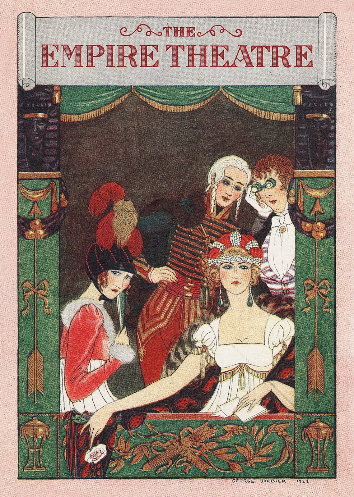1928 The Empire Theatre France French Art Poster Print 1928 The Empire Theatre France French Art Poster Print