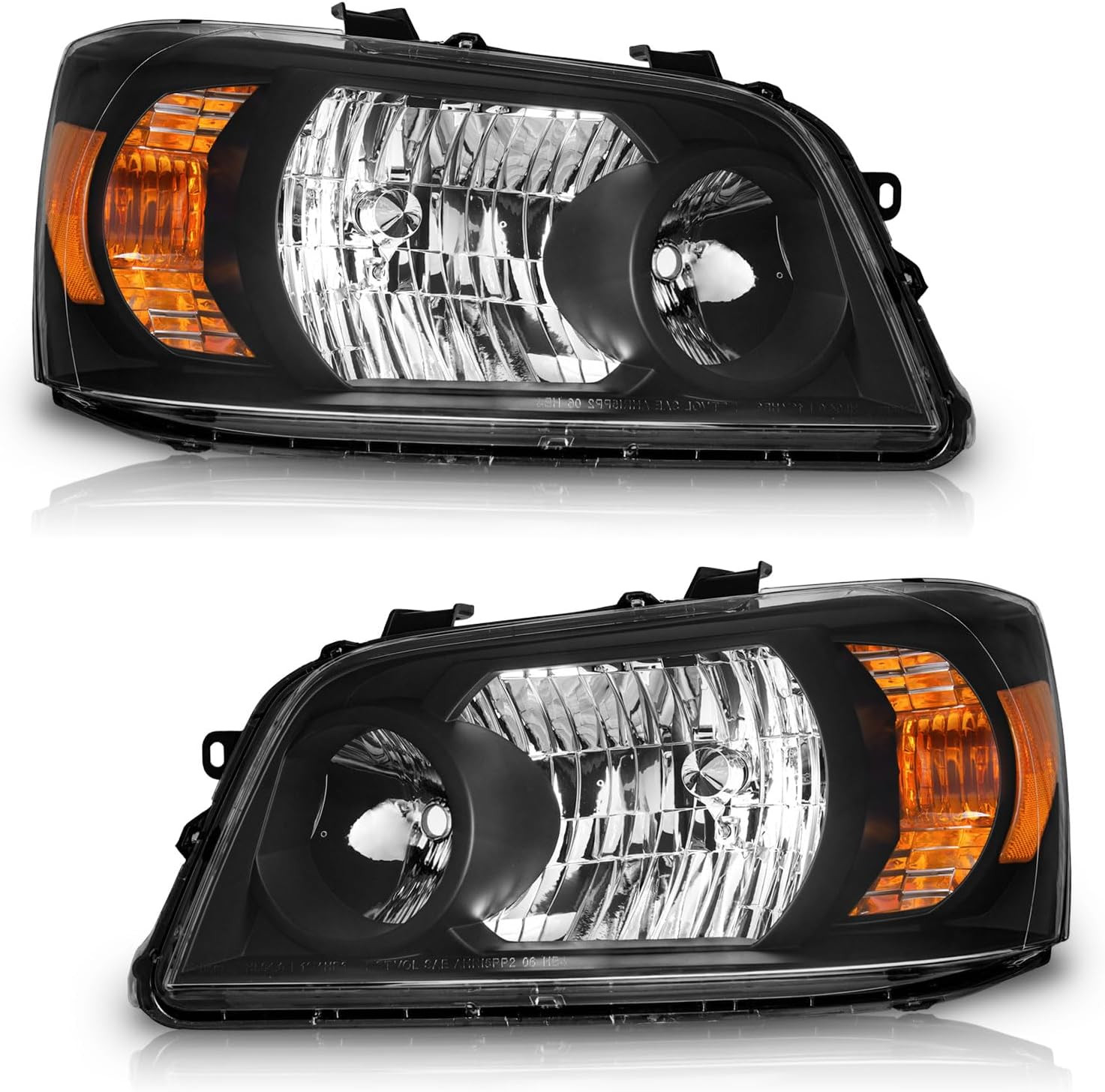 Halogen Headlights Assembly for 2004-2006 Toyota Highlander